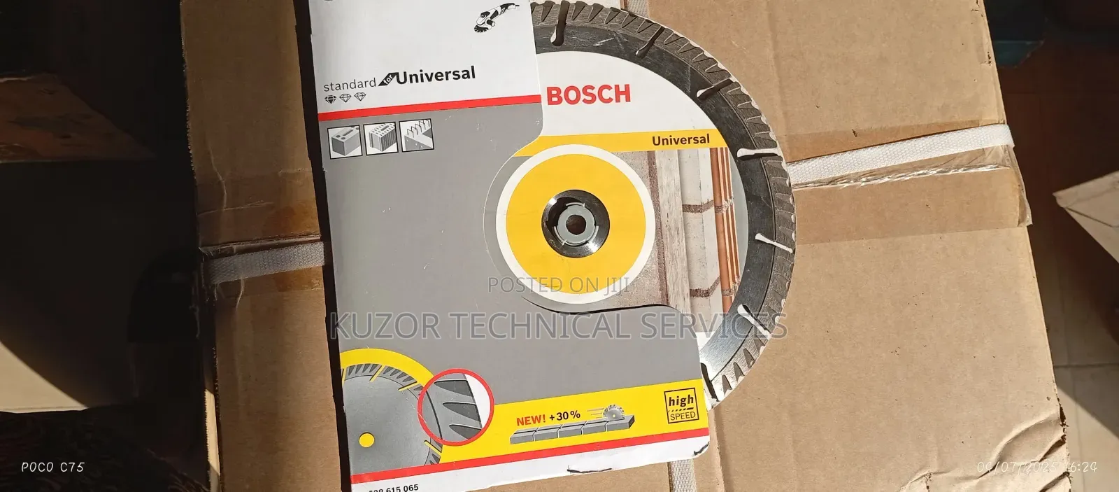 9" Standard for Universal Cutting Disc