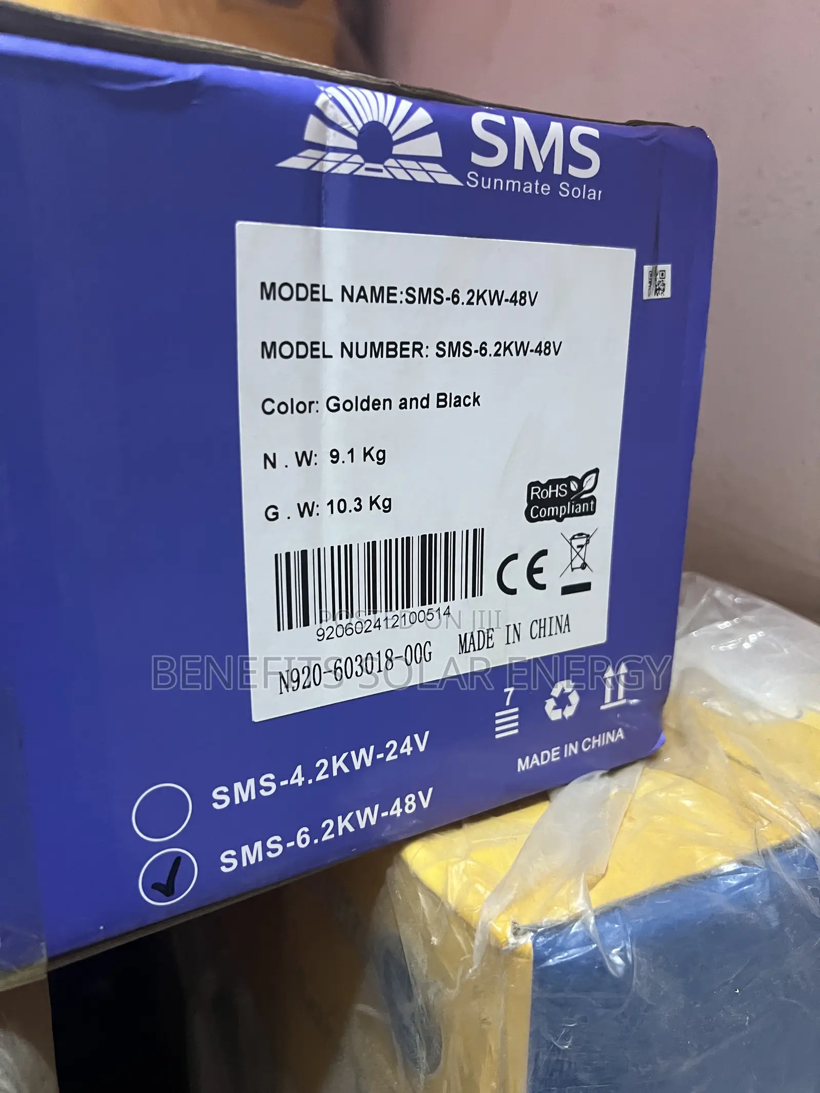6.2kva 48v SMS Hybrid Inverter
