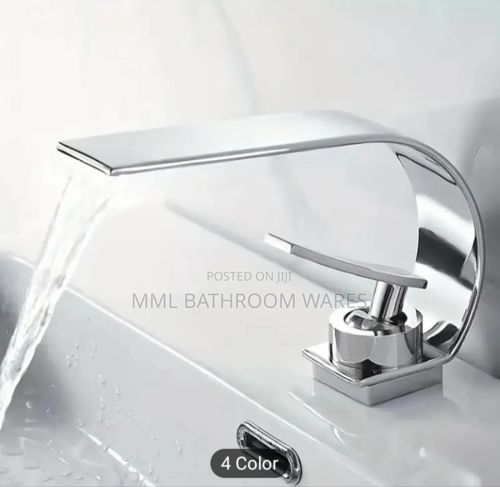 Luxury Waterfall Faucet - Vanity Bathroom Sink Mixer Tap