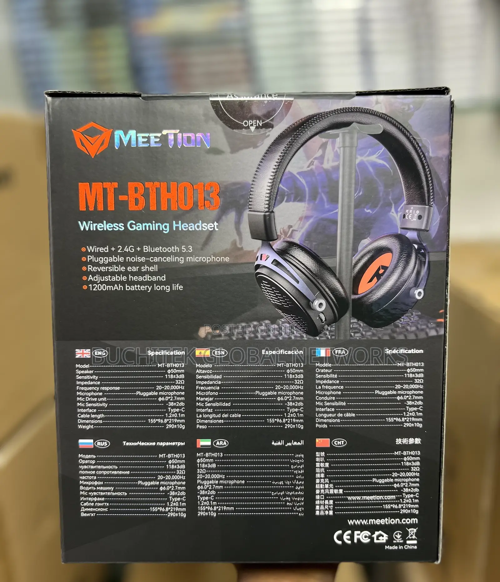 Meetion Mt-Bth013 Wireless Gaming Headset.