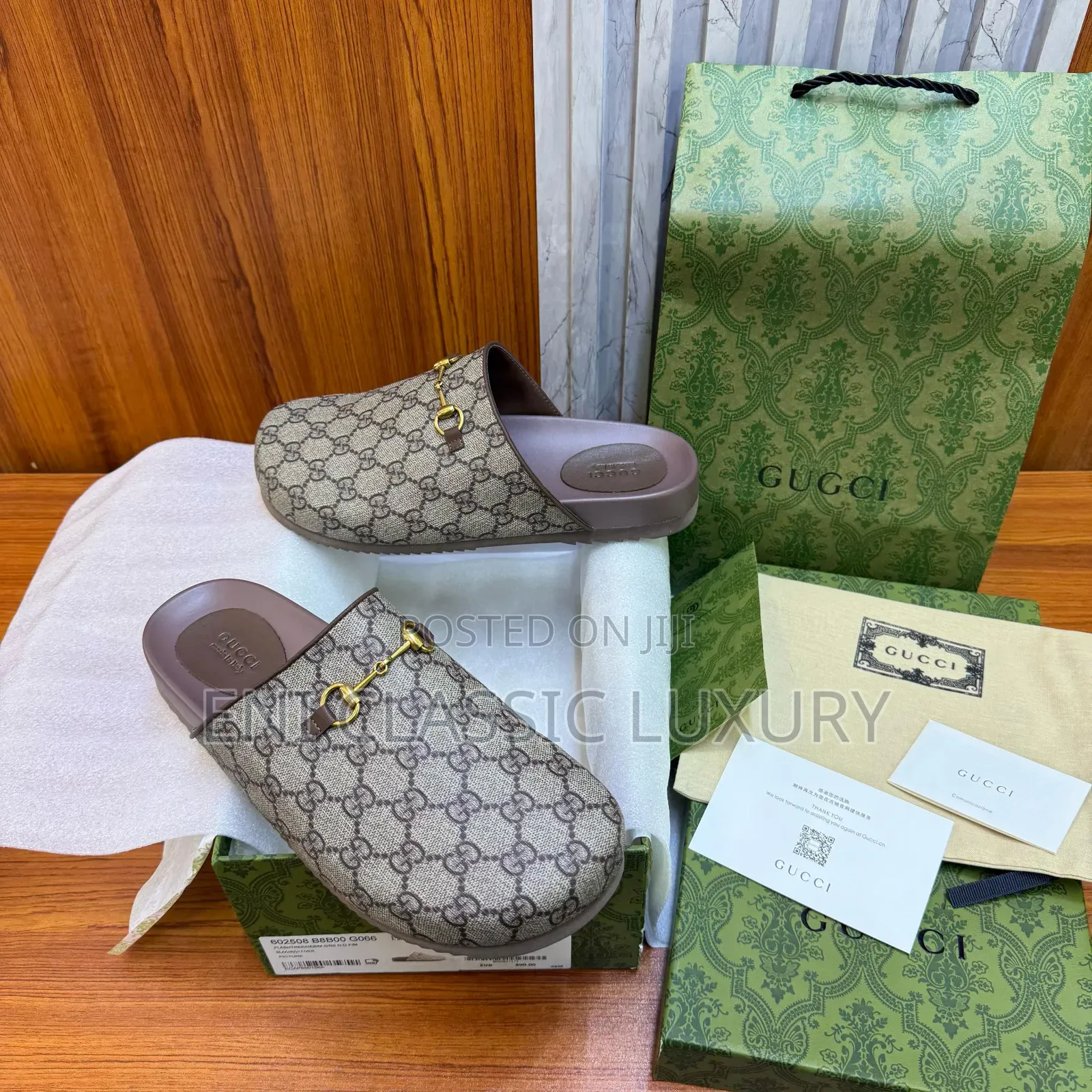 Original Luxury Men's Designer Half Shoes Gucci Available