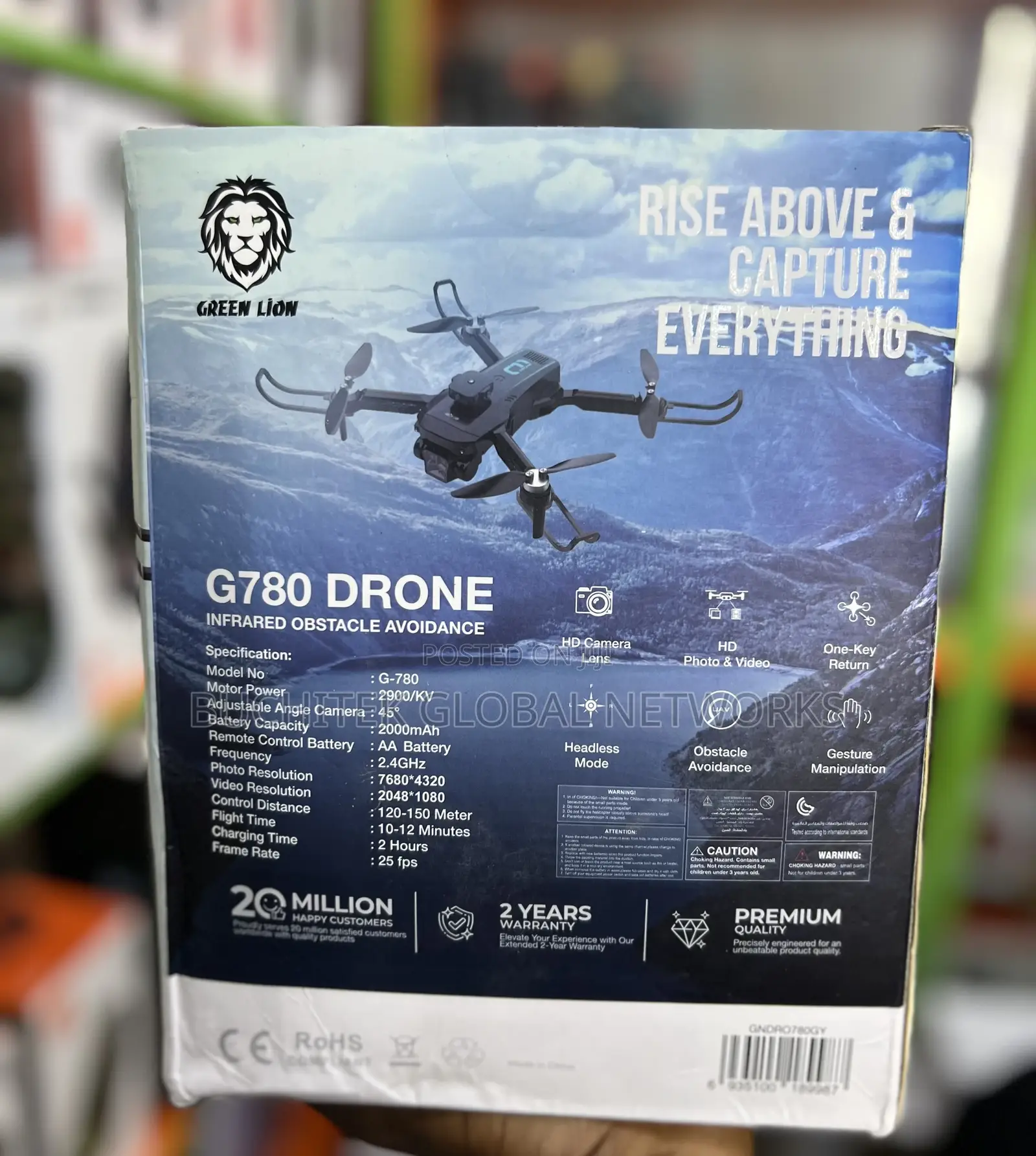 Green Lion G780rc Drone-Gray