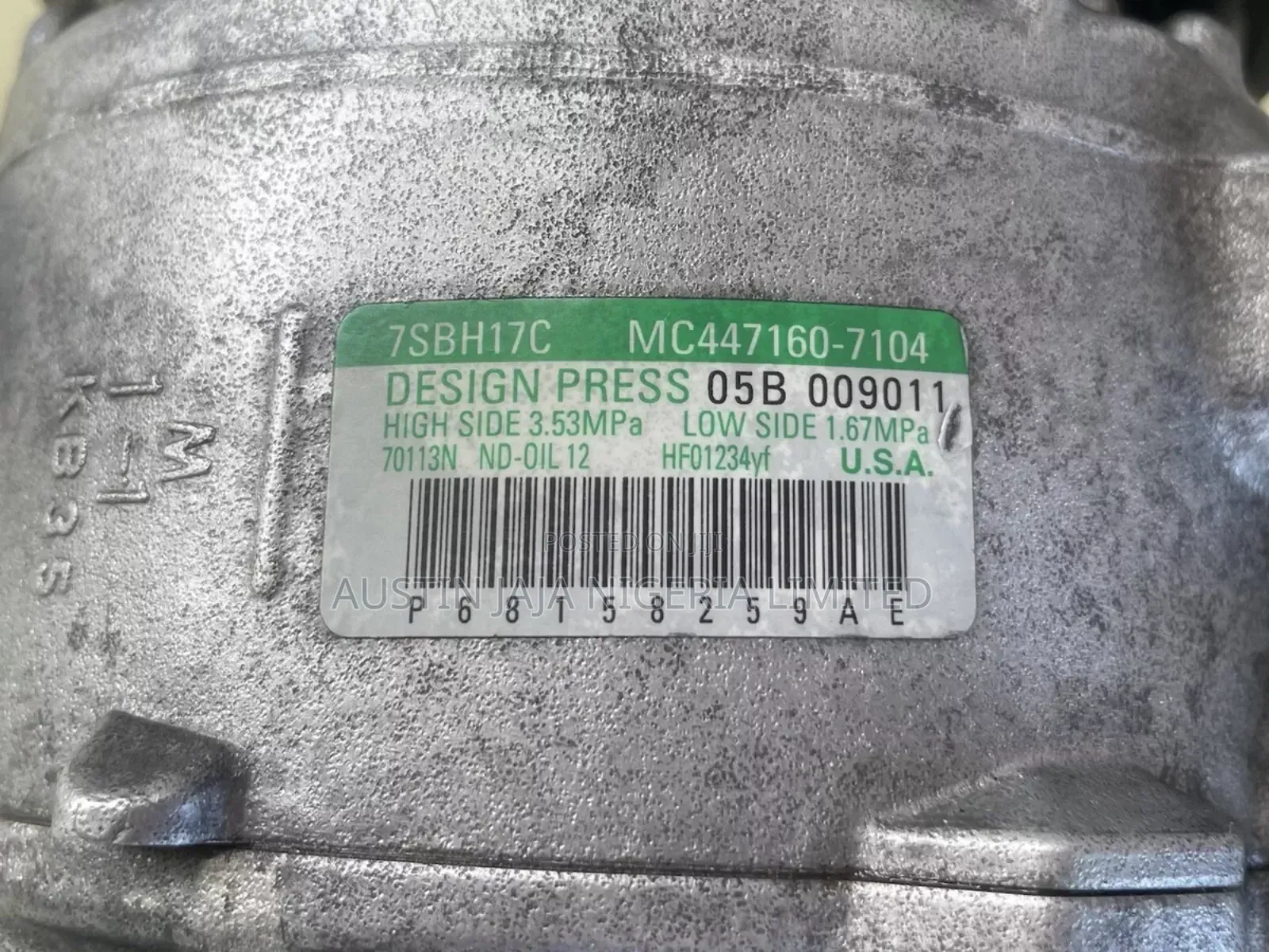 2015-2022 Dodge Challenger Charger Ac Compressor