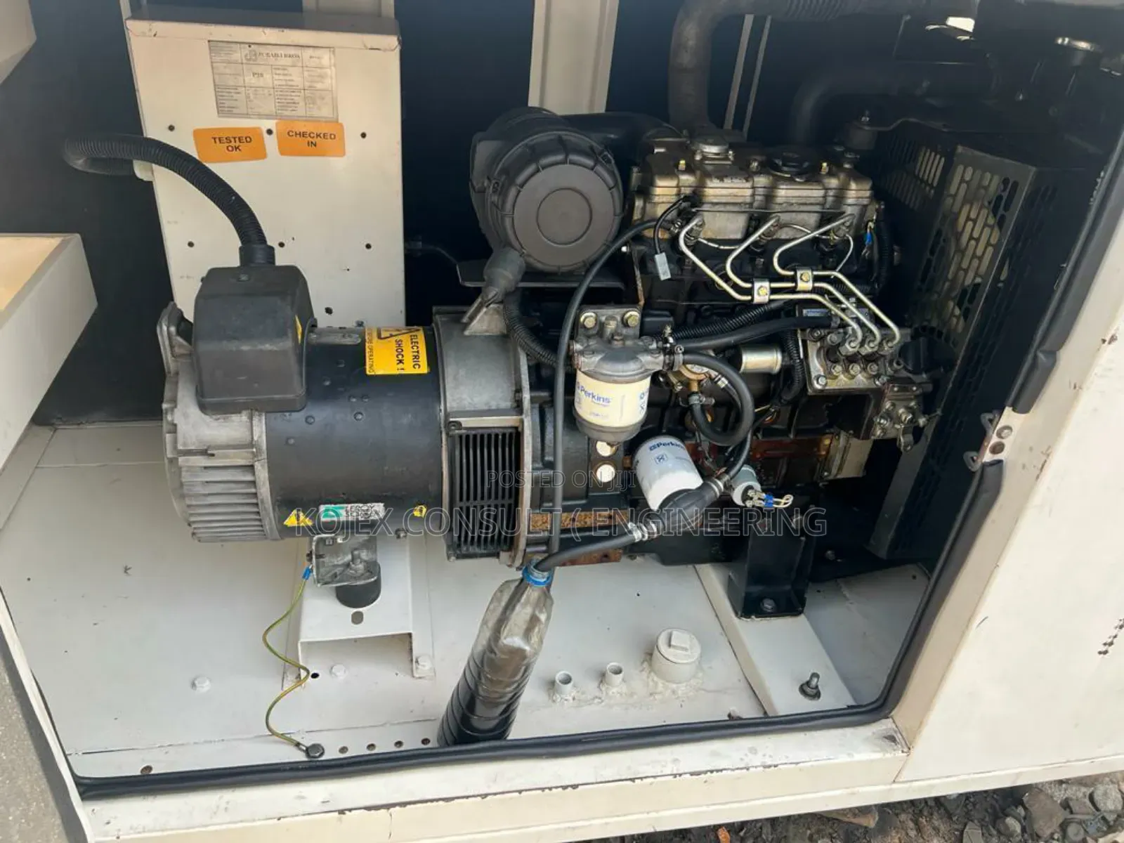 Neatly Used 15kva Jb Jubaili Bros Soundproof Generator