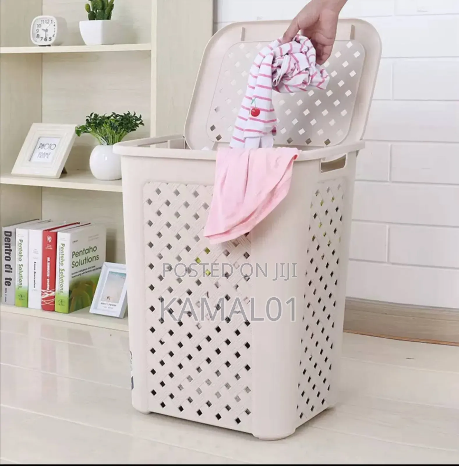 Laundry Basket,Clothes Hamper, Perforated Model