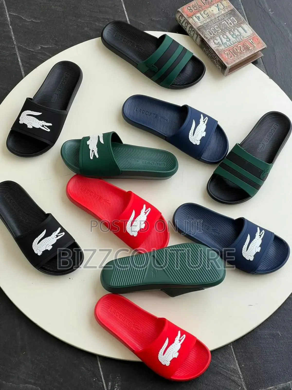 Original Lacoste Slides Available in Store
