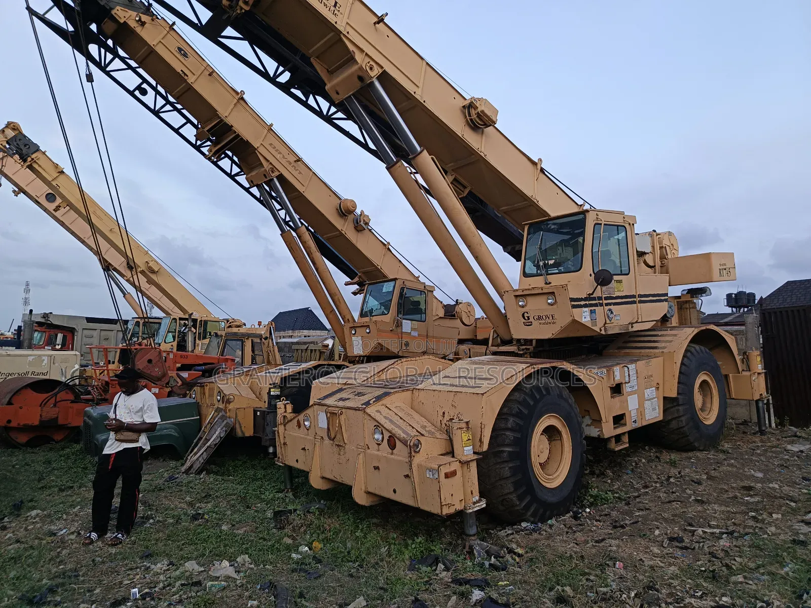 Foreign Used 45 Tons 4x4 Grove Mobile Crane