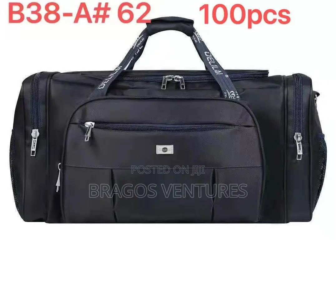 Black Duffle Bags With Side Compartment