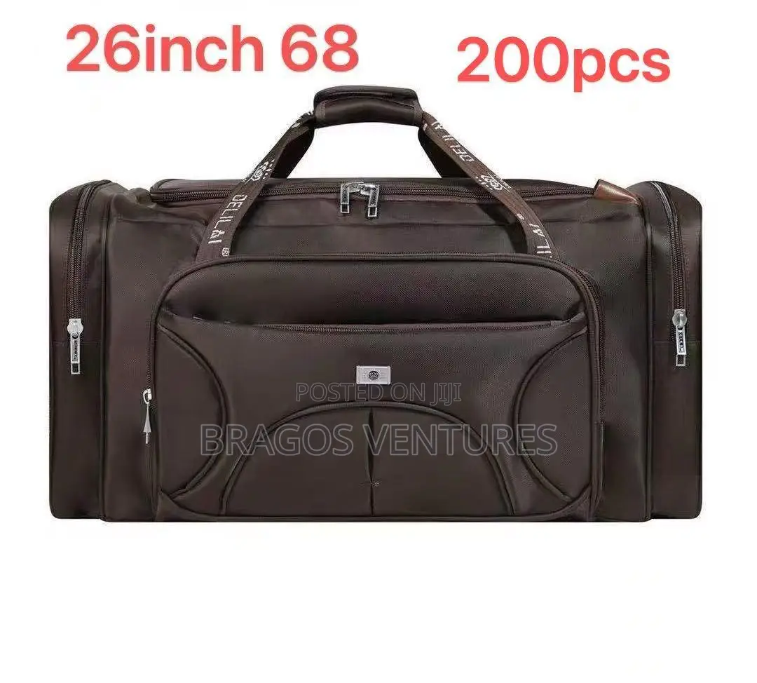Black Duffle Bags With Side Compartment