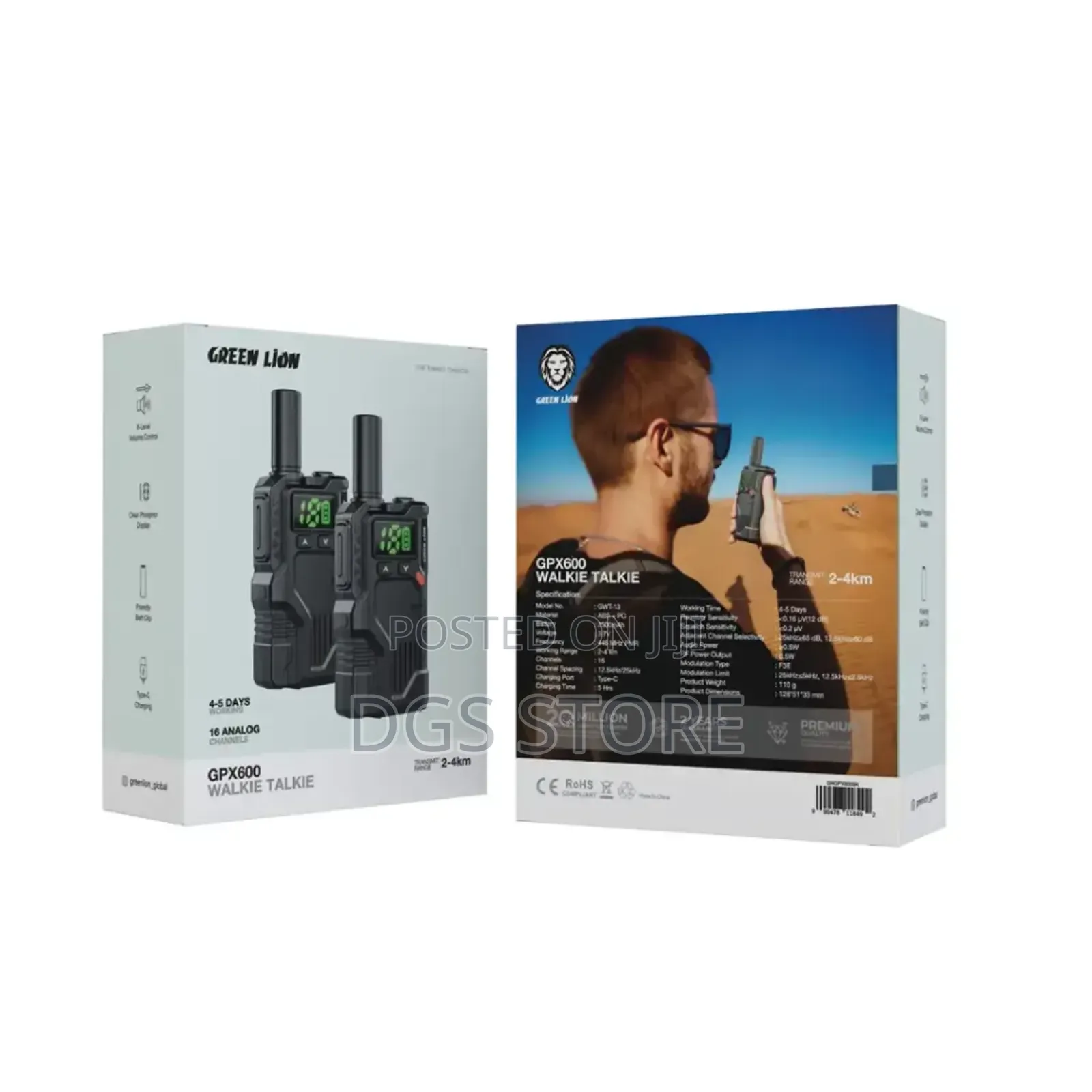 Green Lion Gpx600 Walkie Talkie