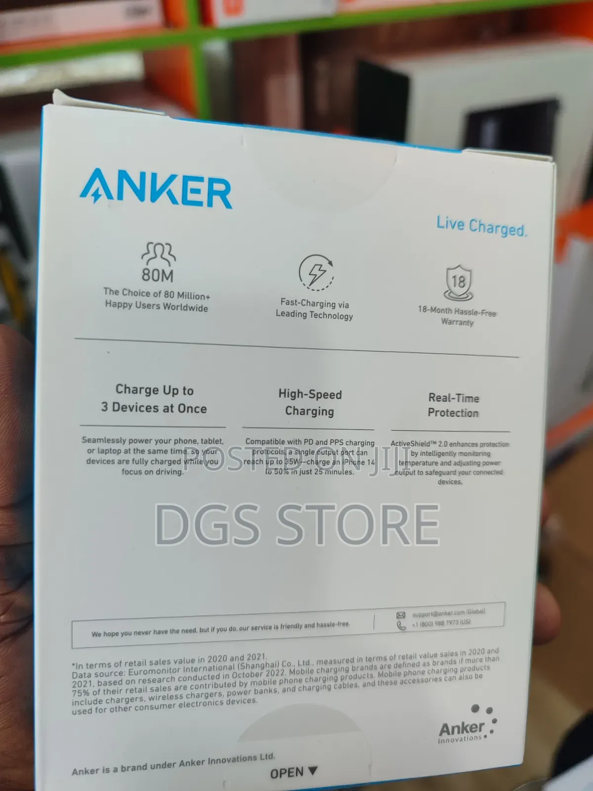 Anker 335 Car Charger 67w With Usb C Cable
