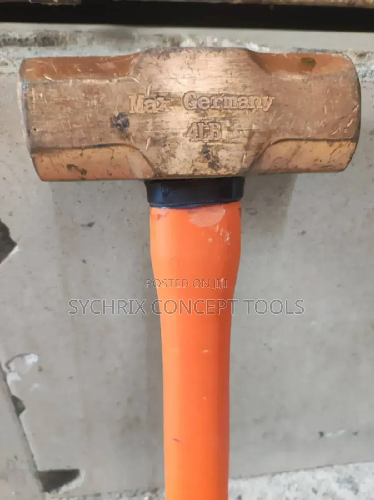 Max Germany 190f-04 Brass Sledge Hammer Fiber Handle - 4 LBS