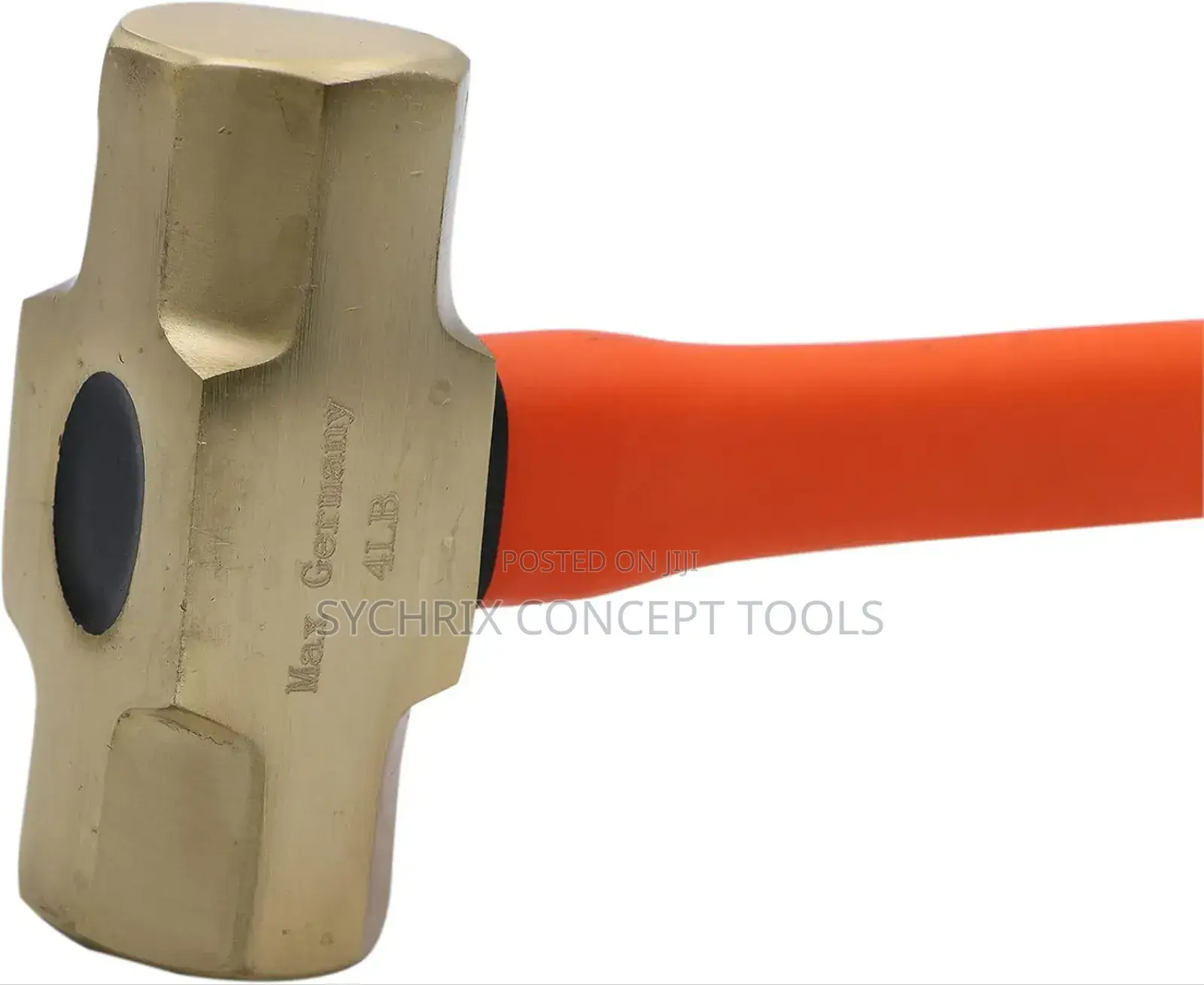 Max Germany 190f-04 Brass Sledge Hammer Fiber Handle - 4 LBS