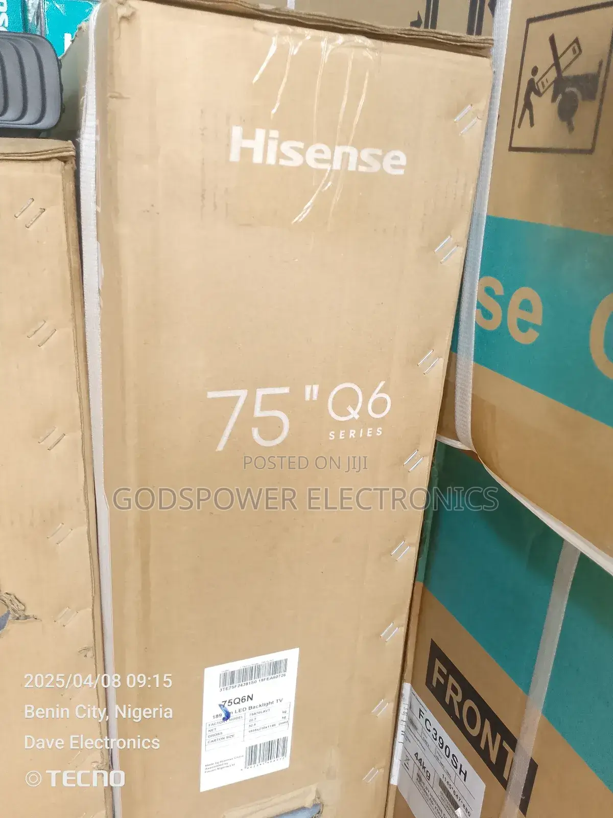 Hisense 75' Qled Smart TV With Quantum Dot Coour