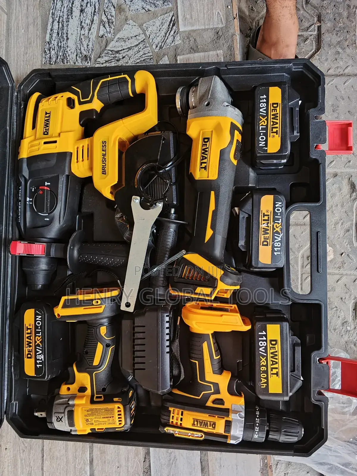 4in1 Dewalt Combo Cordless Set