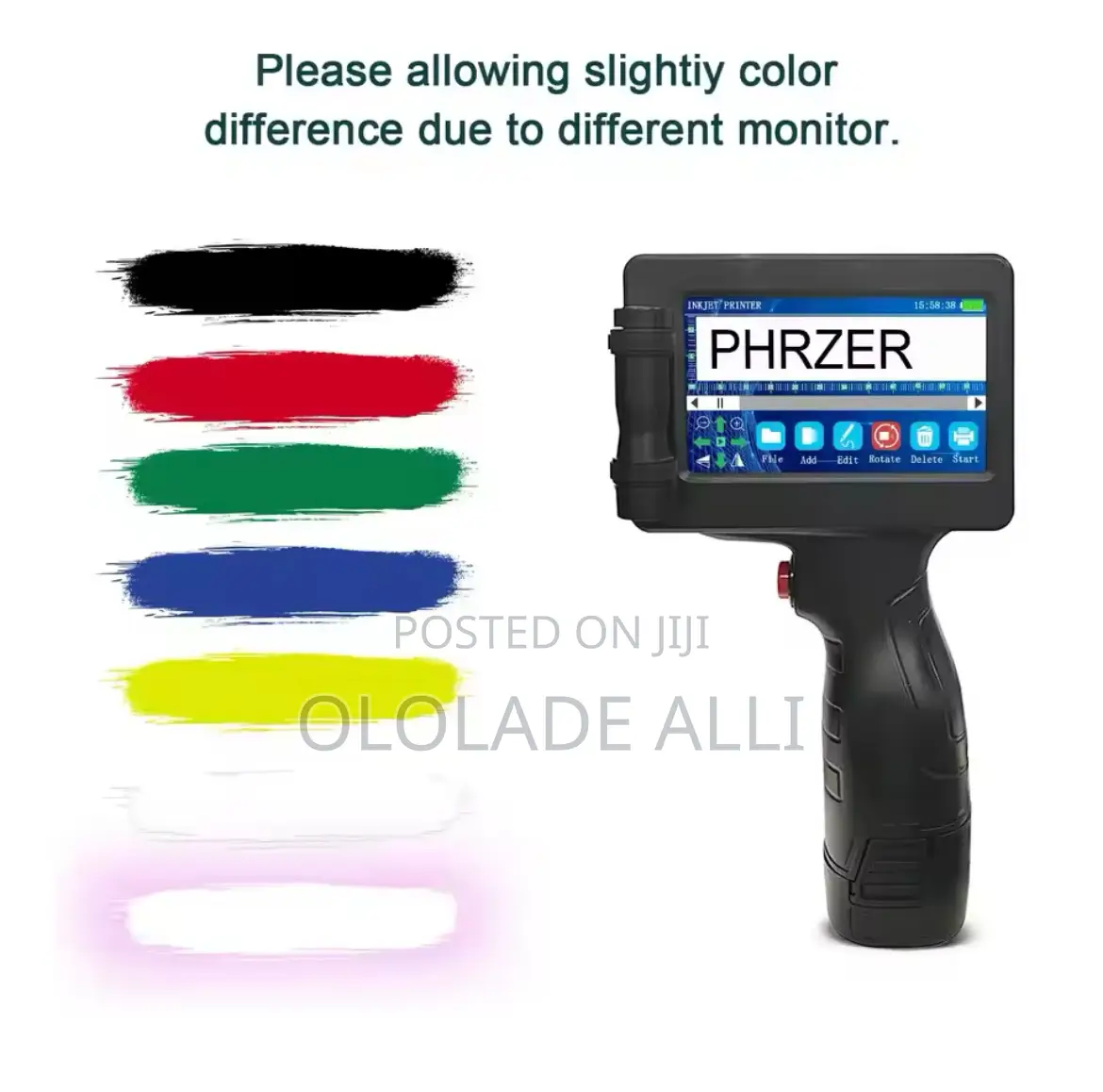 Phezer P17 Handheld Inkjet Printer
