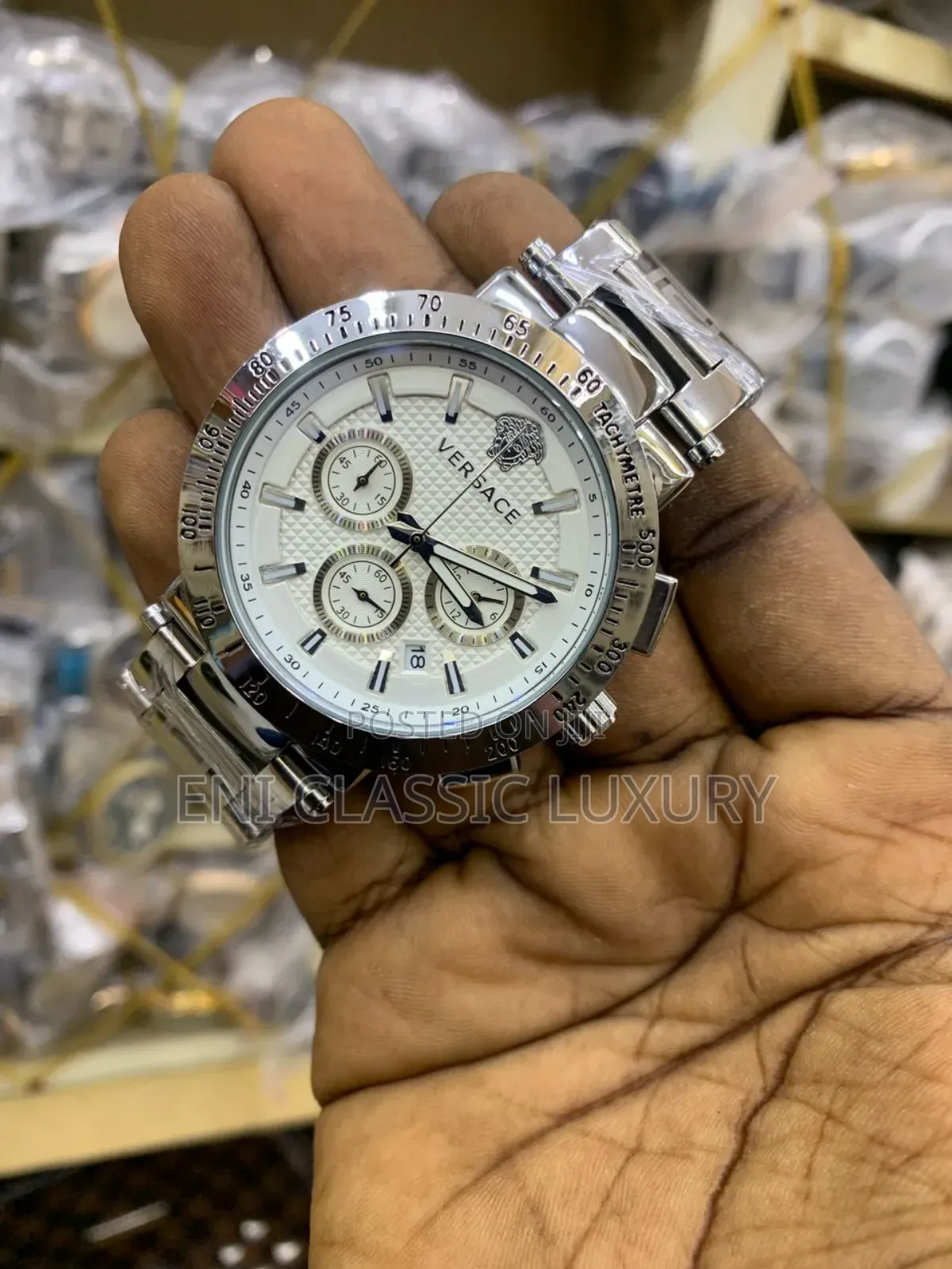 Original Luxury Wristwatches Collection Versace Available