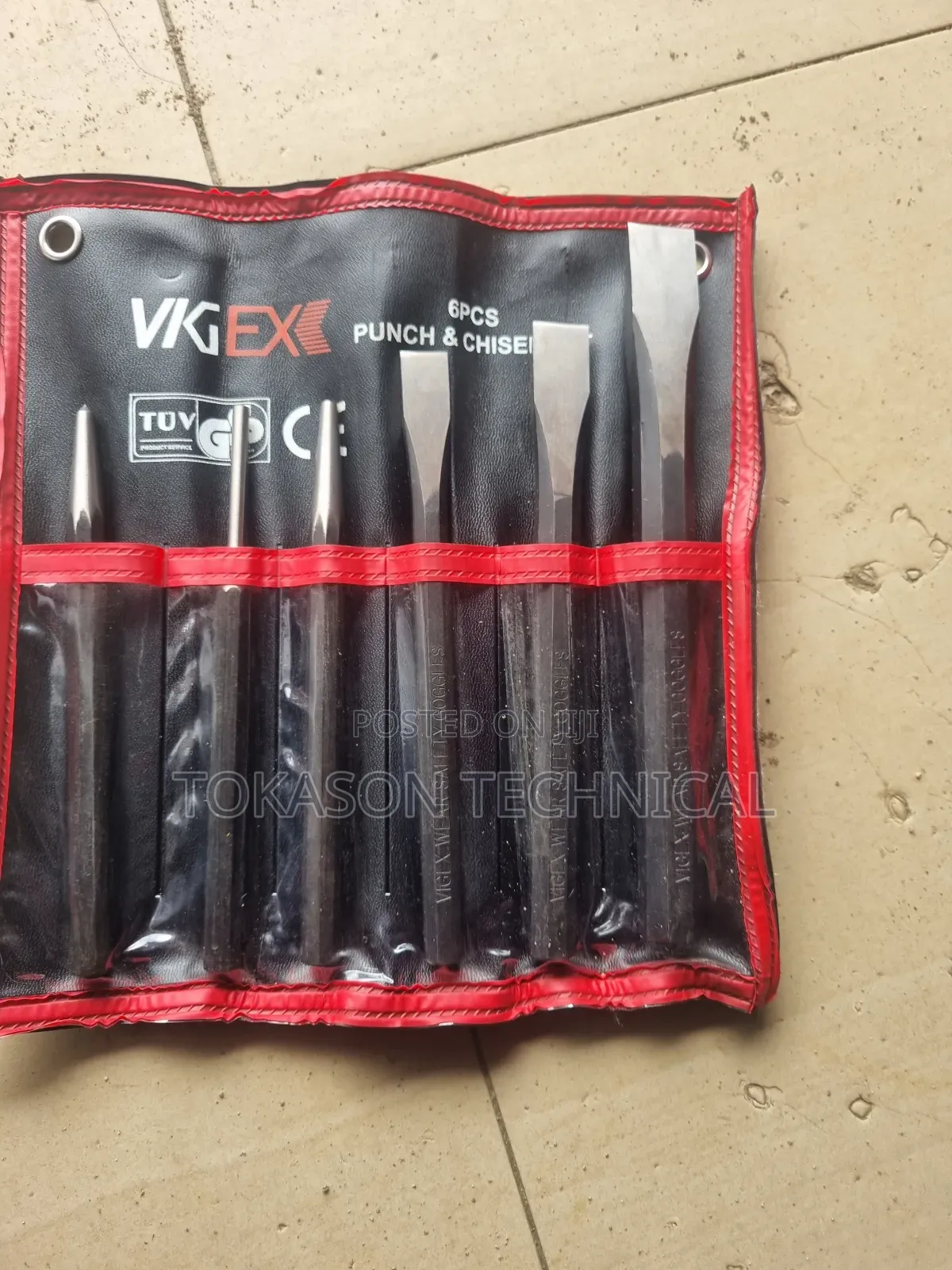 Vigex 6-Piece Punch Chisel Set