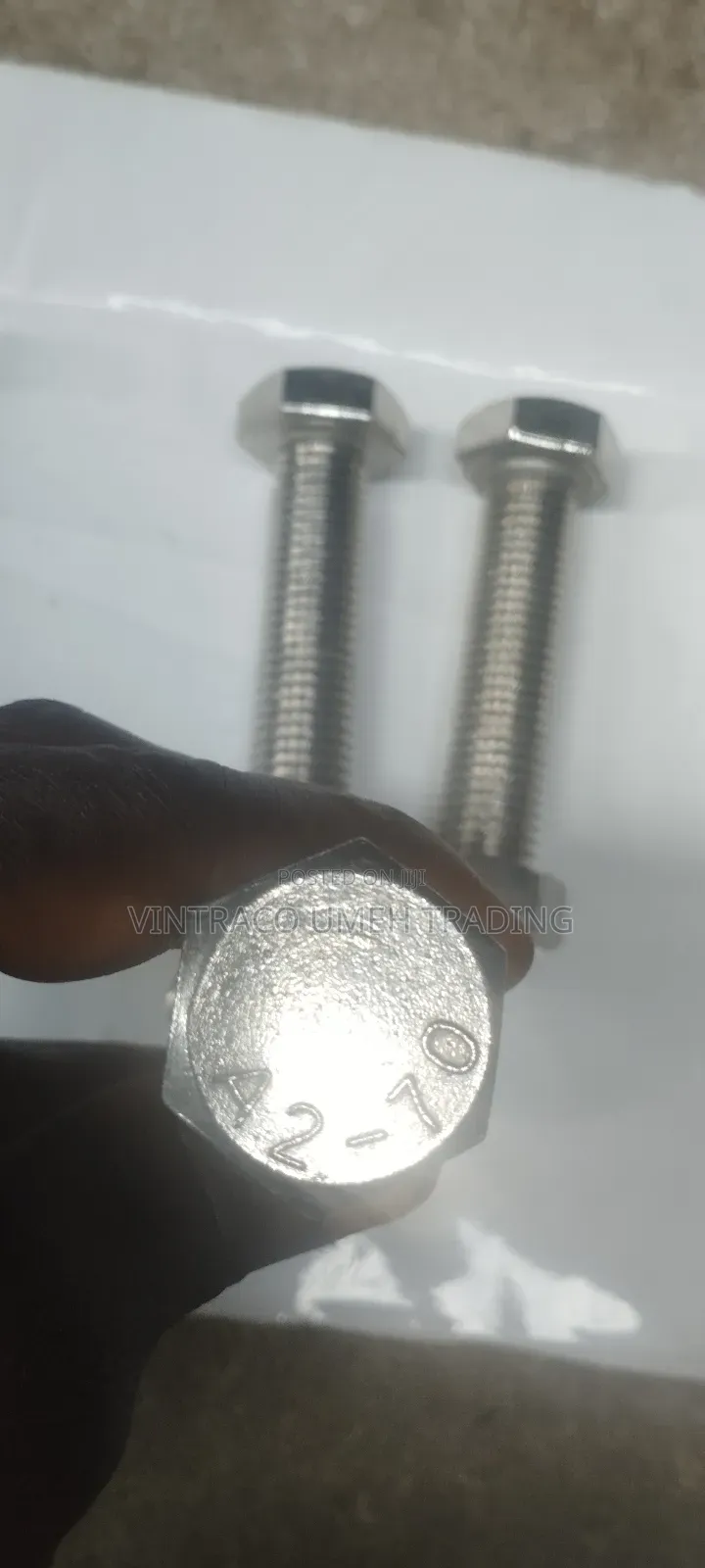 M20 X 100mm Stainless Steel Bolt and Nut