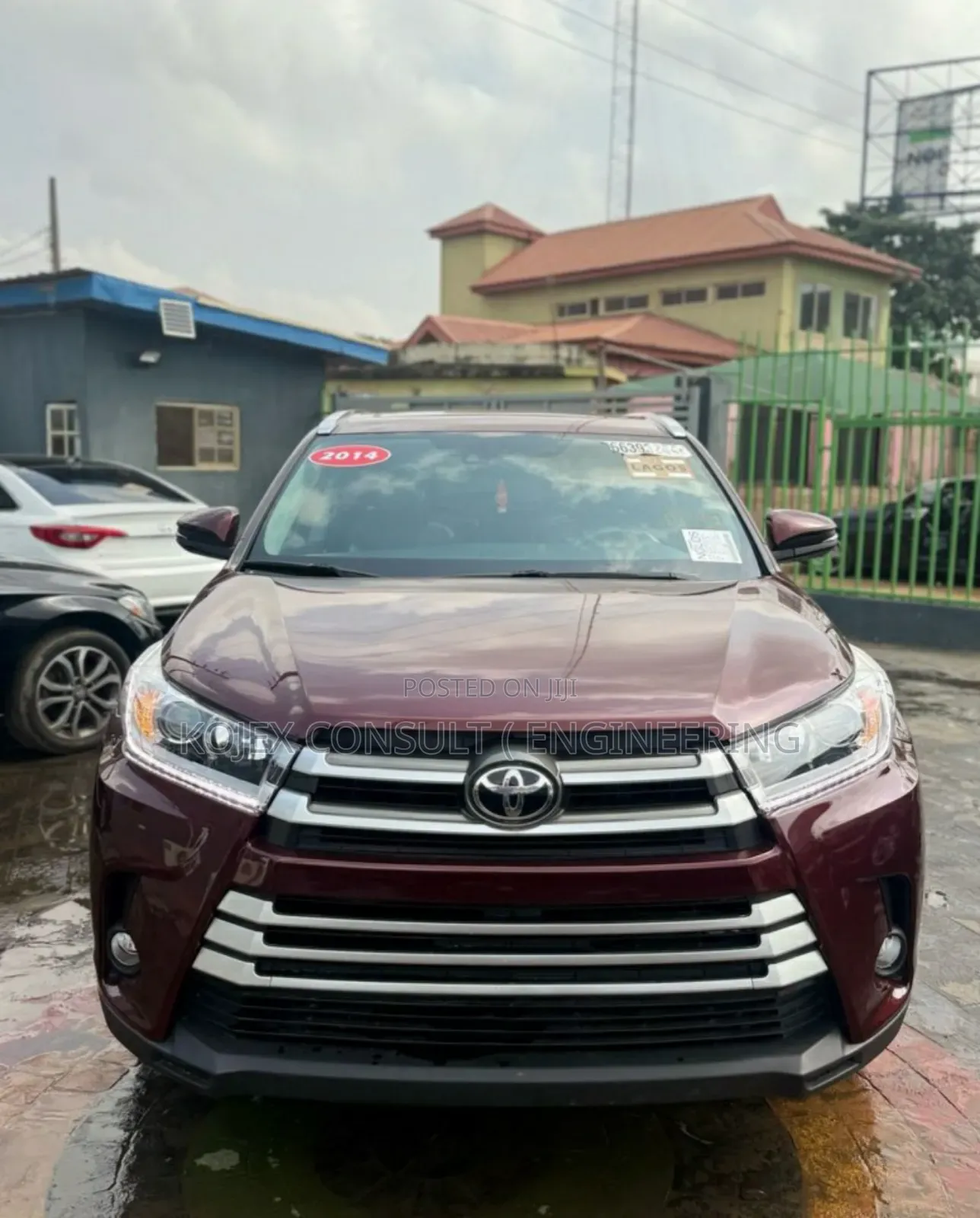 Toyota Highlander Limited 4dr SUV AWD (3.5L 6cyl 6A) 2014 Red