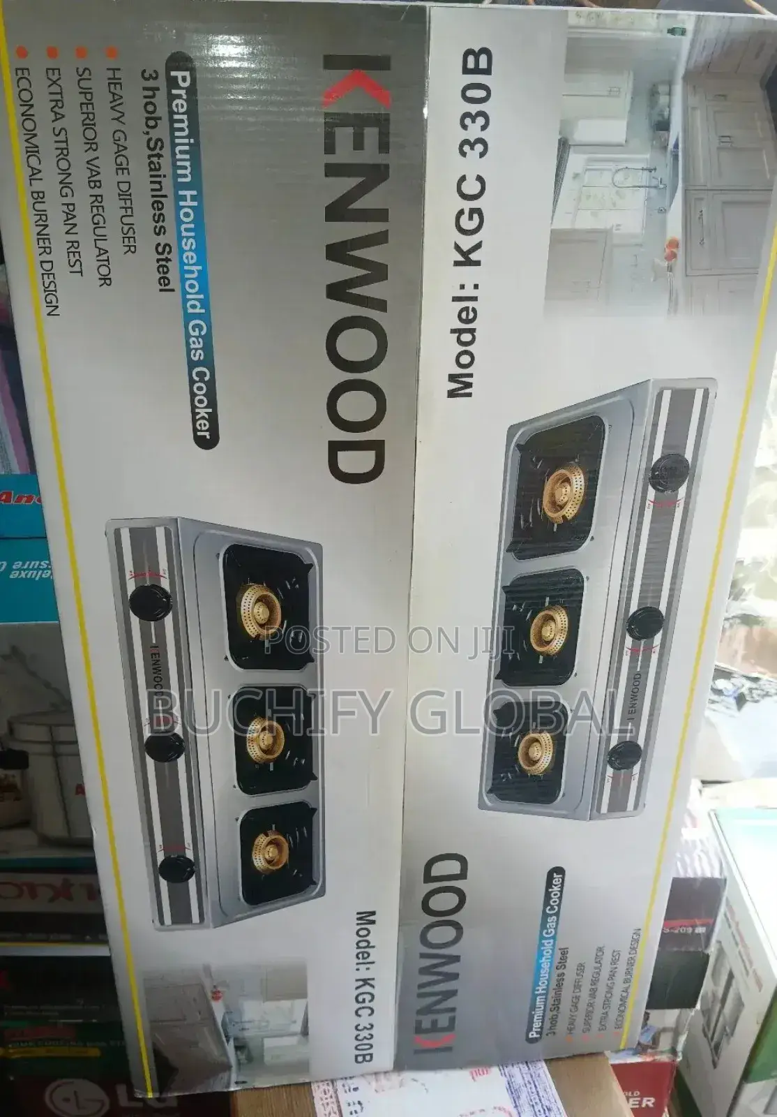 Kenwood Triple Gas Cooker