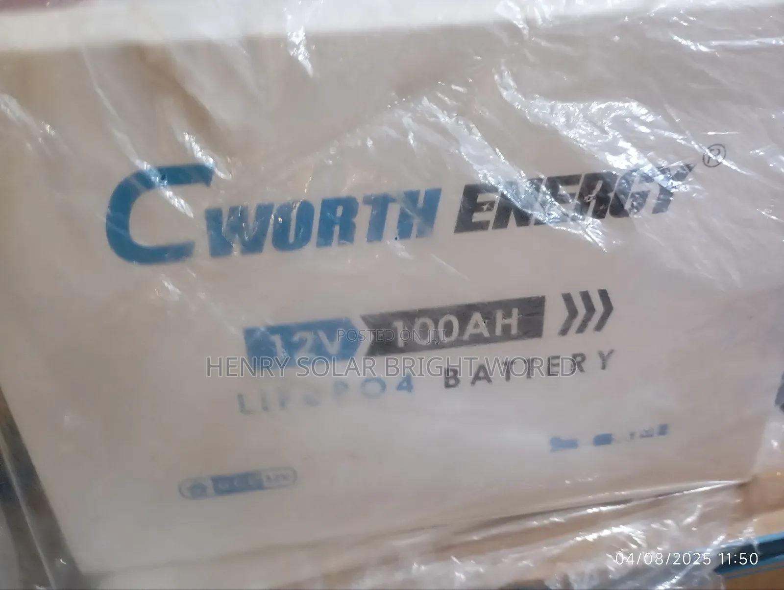 Cworth 100ah 12.8v Lifepo4 Battery