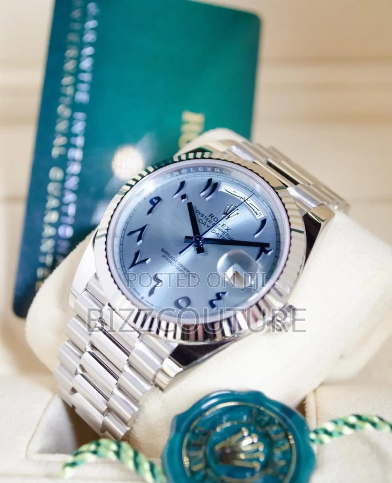 High Quality Aaa Rolex Day-Date Silver Stainless Steel Watch