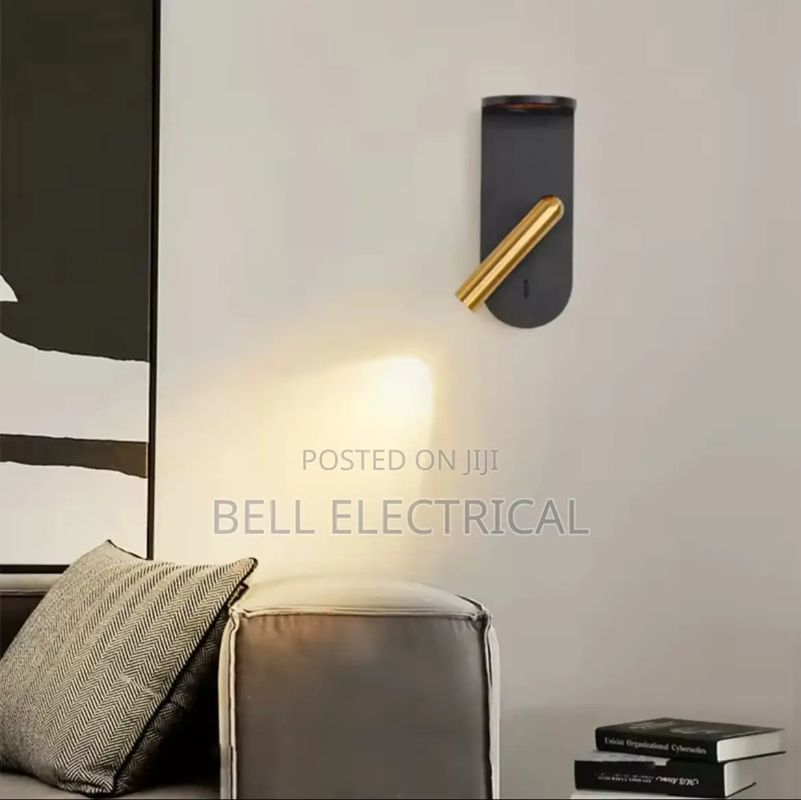 Nordic Flame Effect Wall Lamp Hotel Aisle
