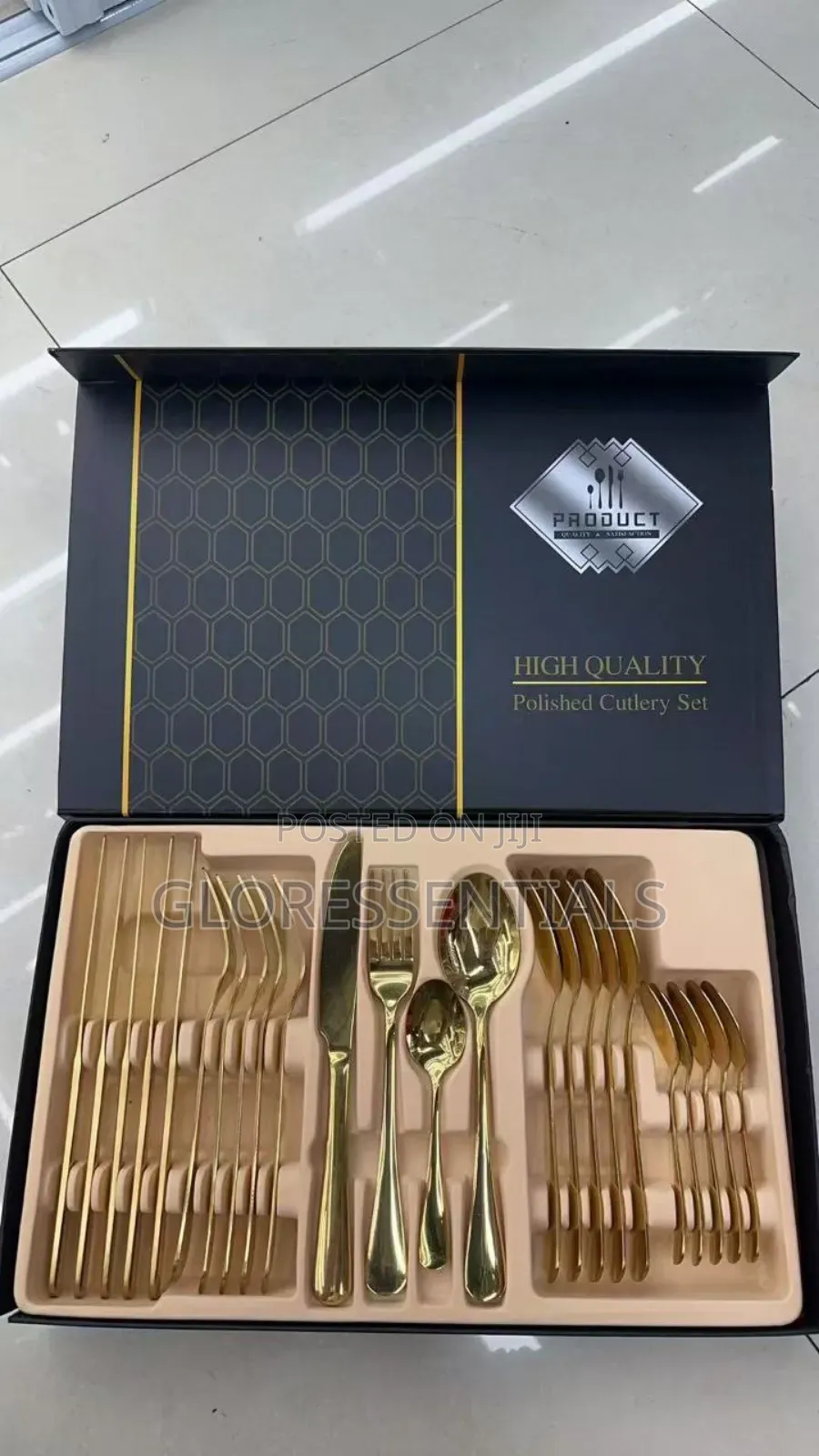 24pcs High Quality Polished Cutleries
