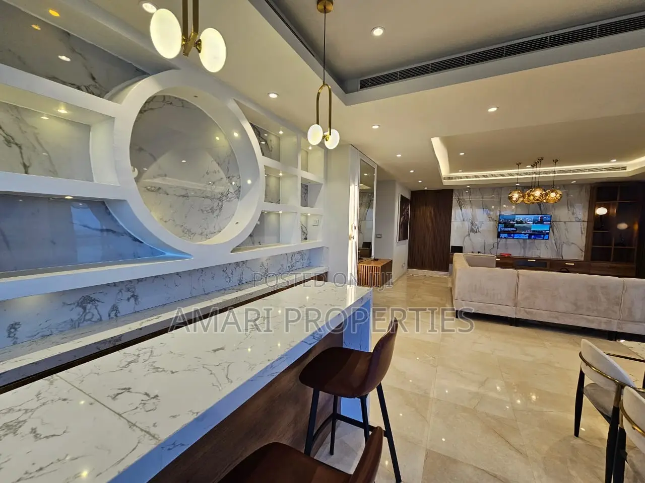 Furnished 3bdrm Block of Flats in Eko Atlantic for rent