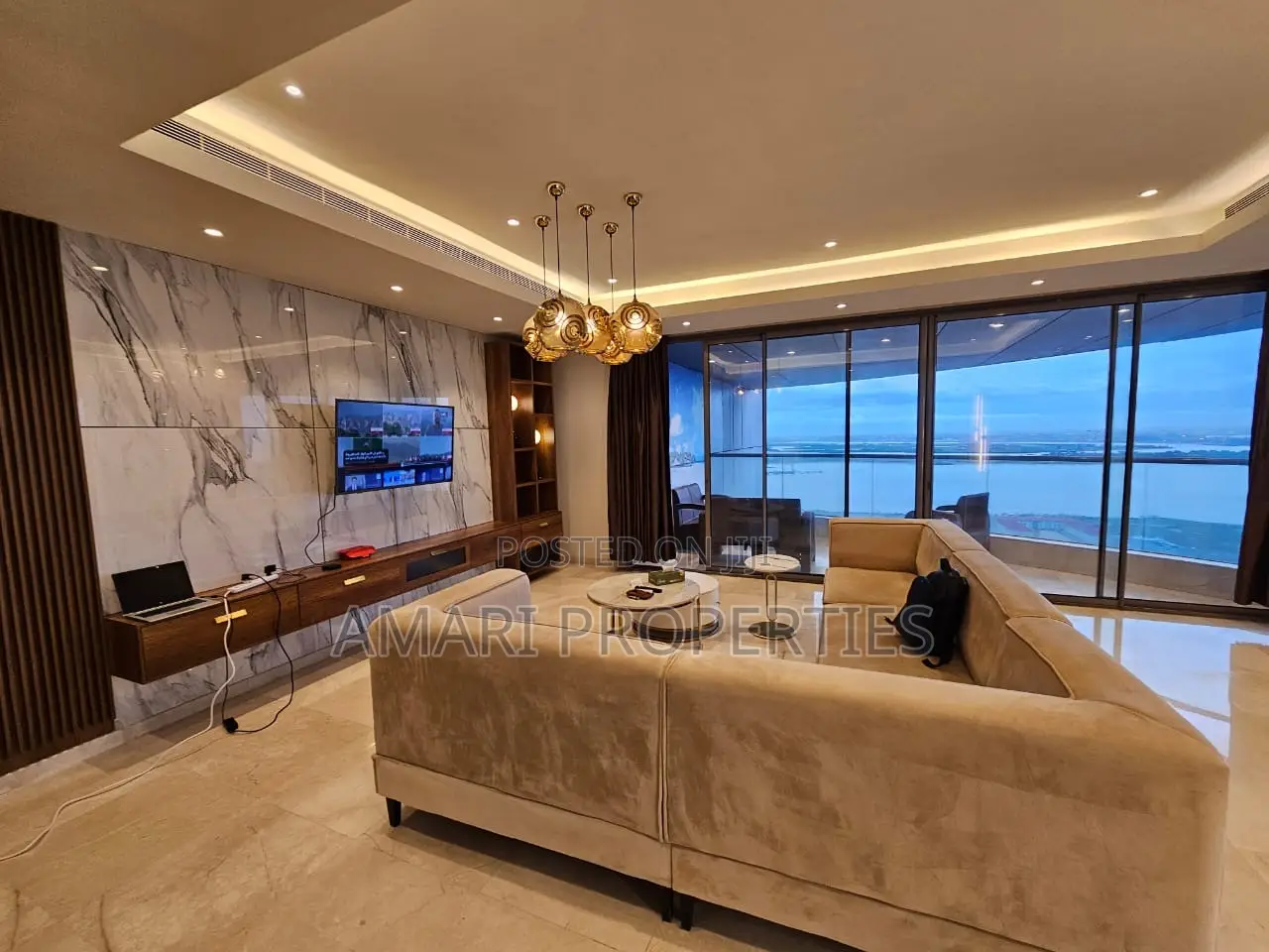 Furnished 3bdrm Block of Flats in Eko Atlantic for rent