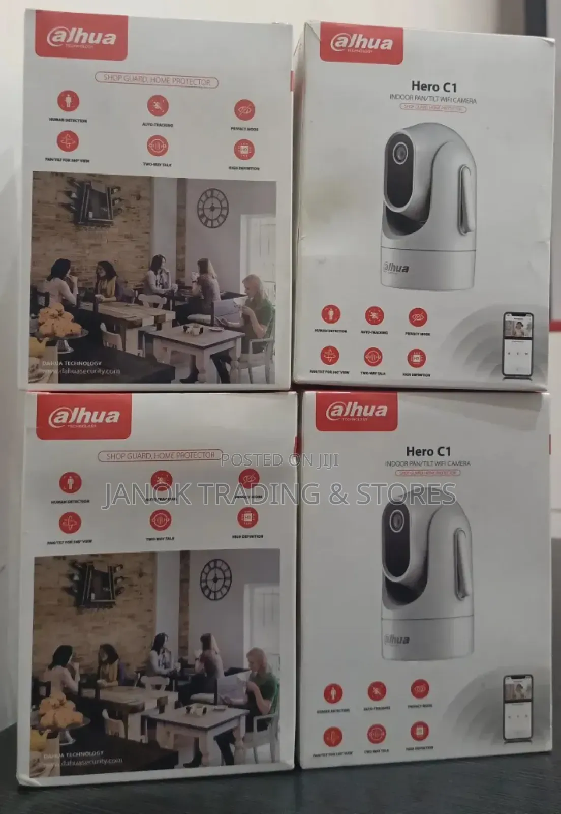 Dahua Hero C1 Indoor Pan/Tilt Wifi Network Pt Camera Dh-H2c