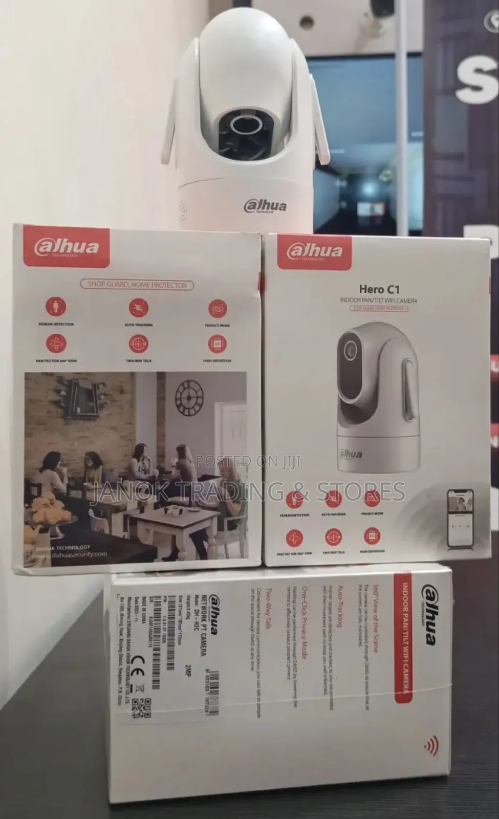 Dahua Hero C1 Indoor Pan/Tilt Wifi Network Pt Camera Dh-H2c