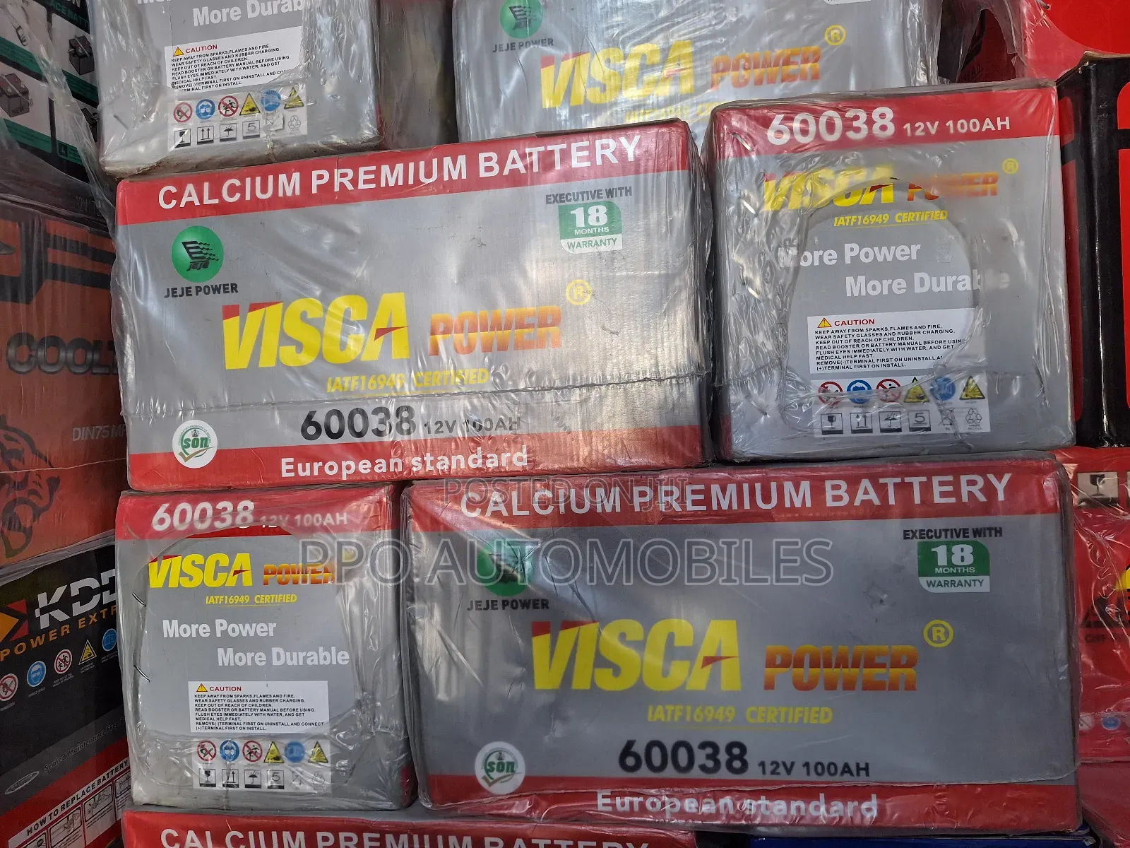 12v 100ah Visca Power Executive Battery (18 MNTHS Warranty)
