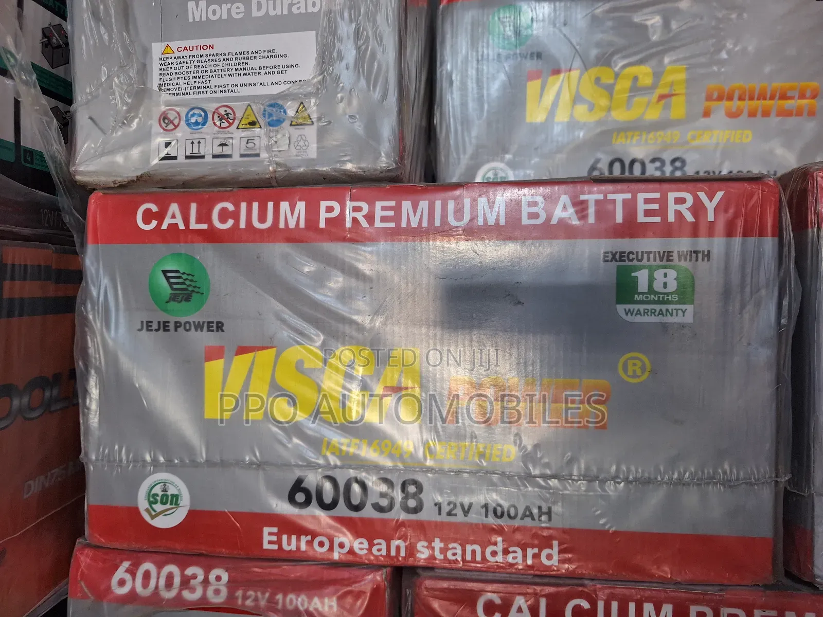 12v 100ah Visca Power Executive Battery (18 MNTHS Warranty)