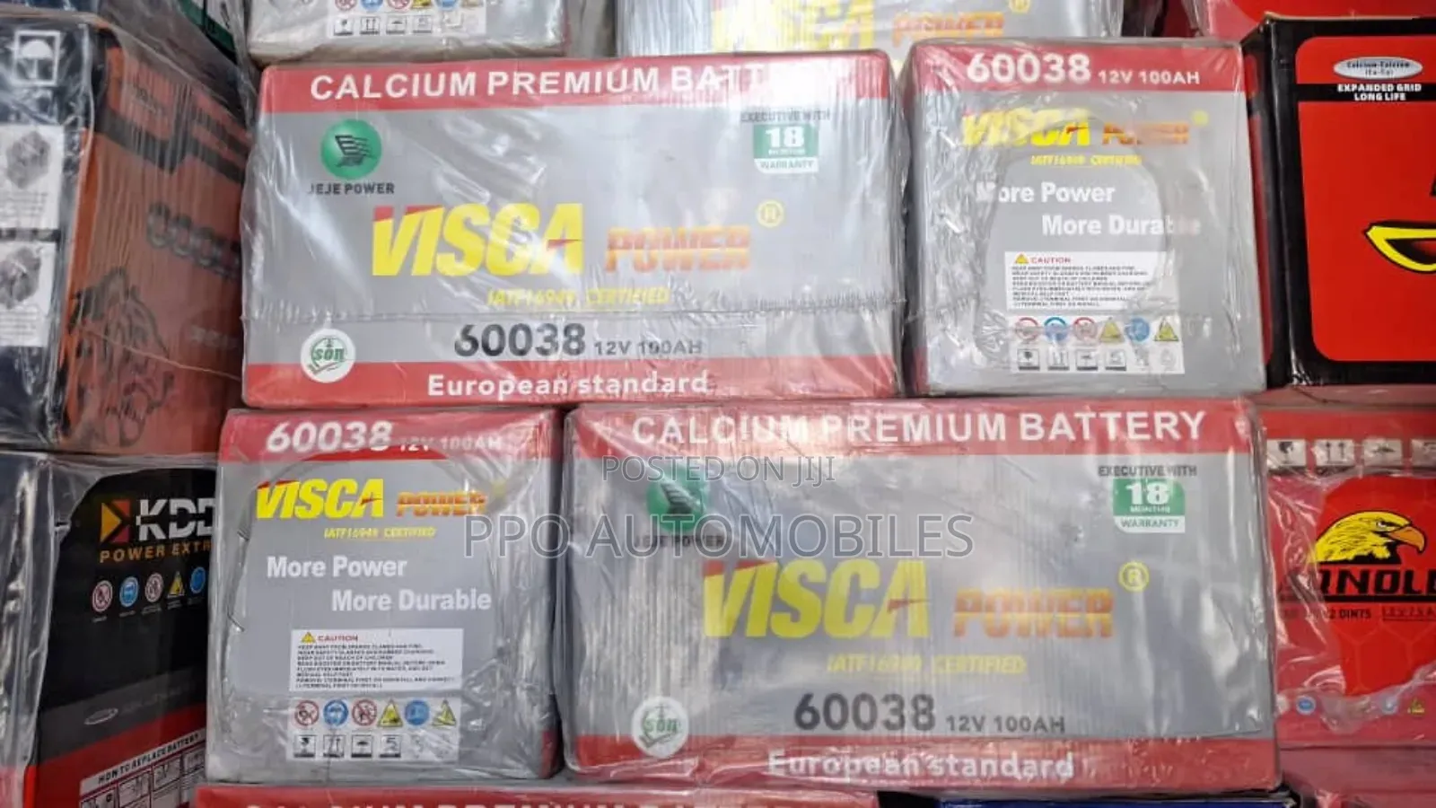 12v 100ah Visca Power Executiv Battery (18 Months Warranty )