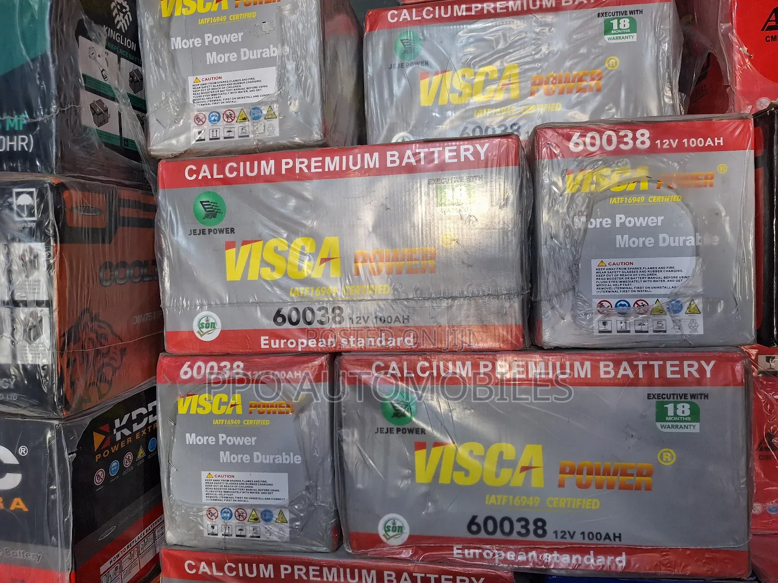 12v 100ah Visca Power Executiv Battery (18 Months Warranty )