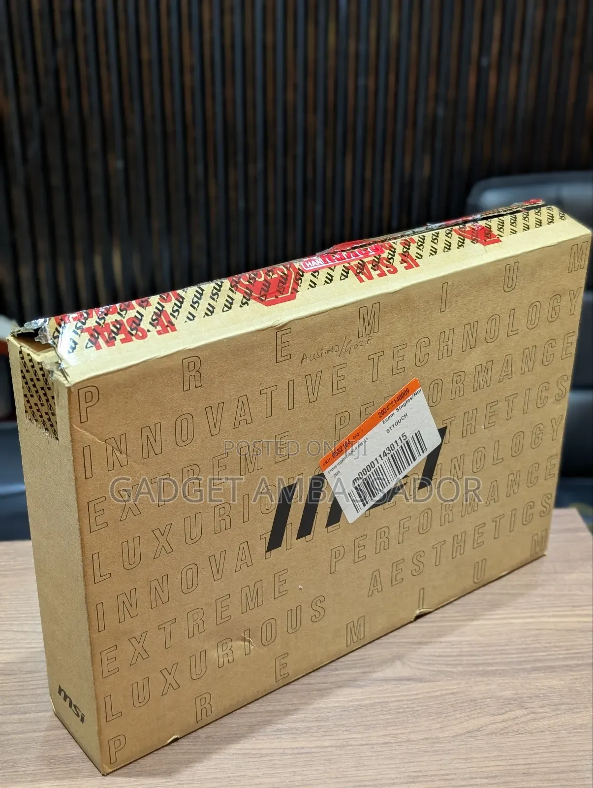 New Laptop MSI Cyborg 15 8GB Intel Core I7 SSD 512GB