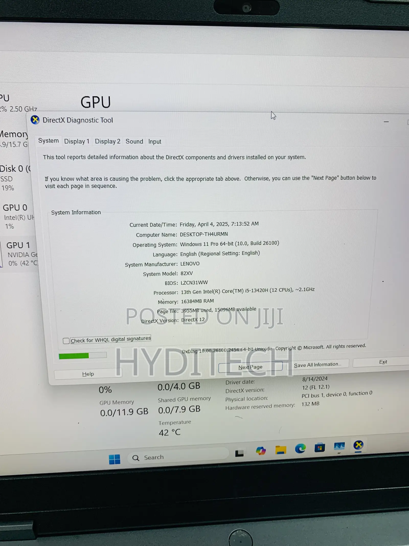 Laptop Lenovo LOQ 15IRH8 16GB Intel Core i5 SSD 512GB