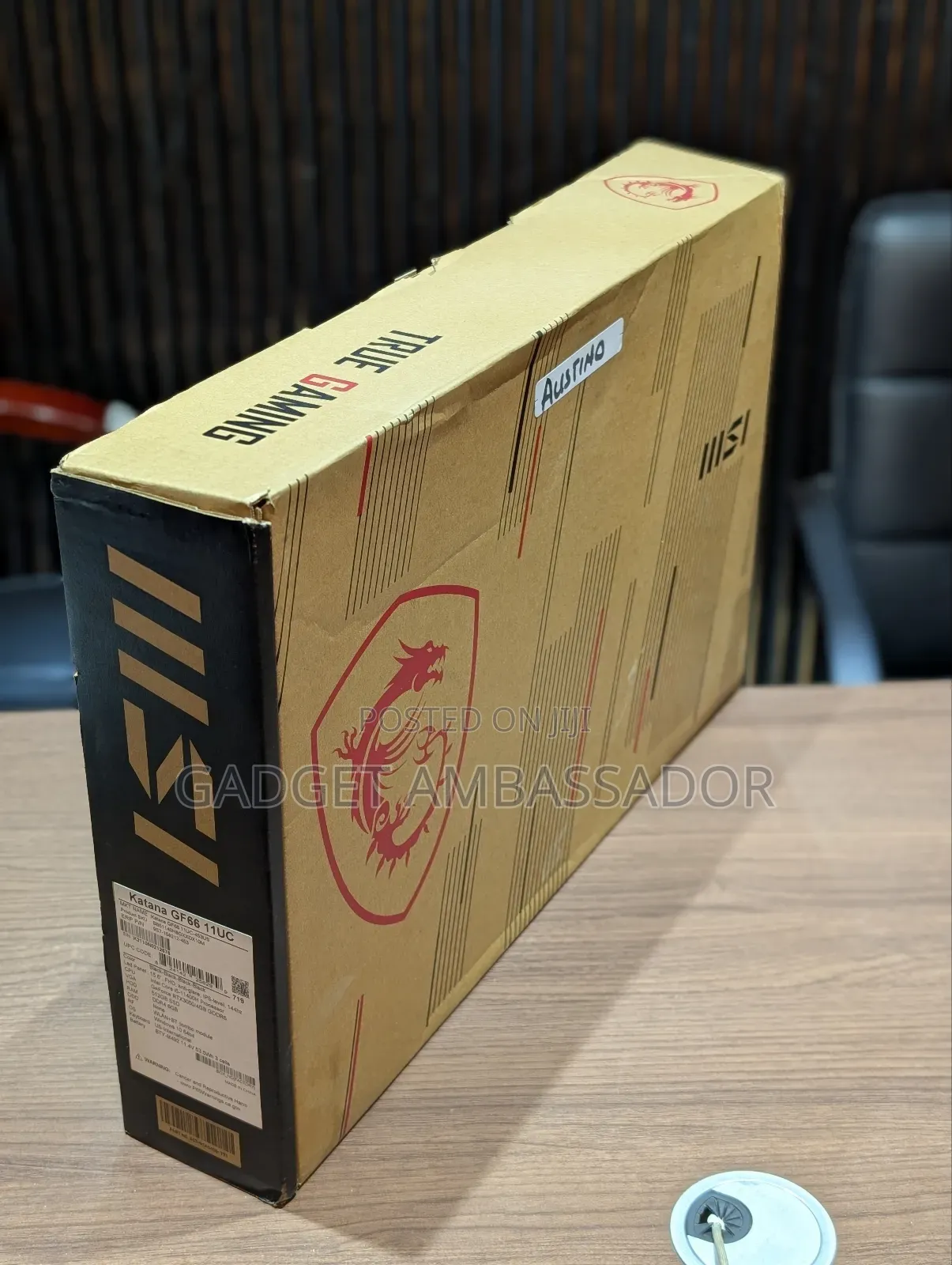 Laptop MSI Katana GF66 8GB Intel Core I5 SSD 512GB