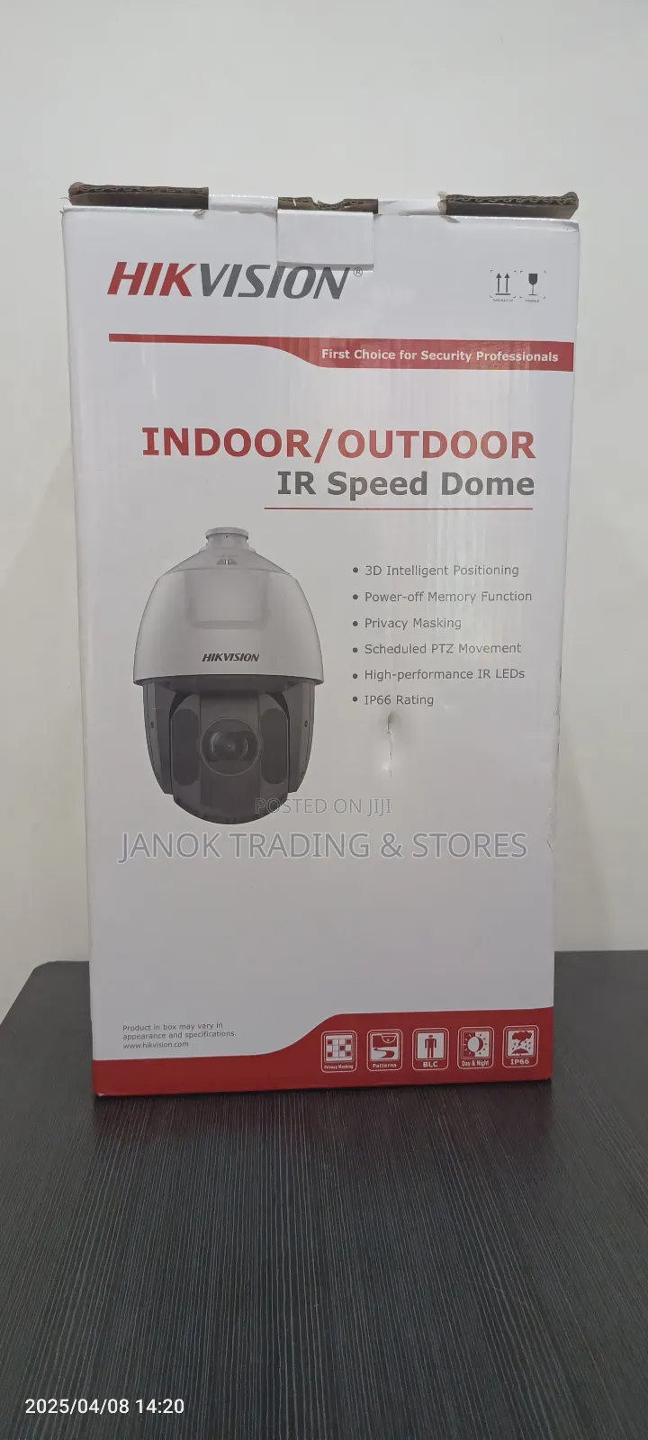 Hikvision Indoor/Outdoor Ir Speed Dome 4mp Ds-2de5425iw-Ae
