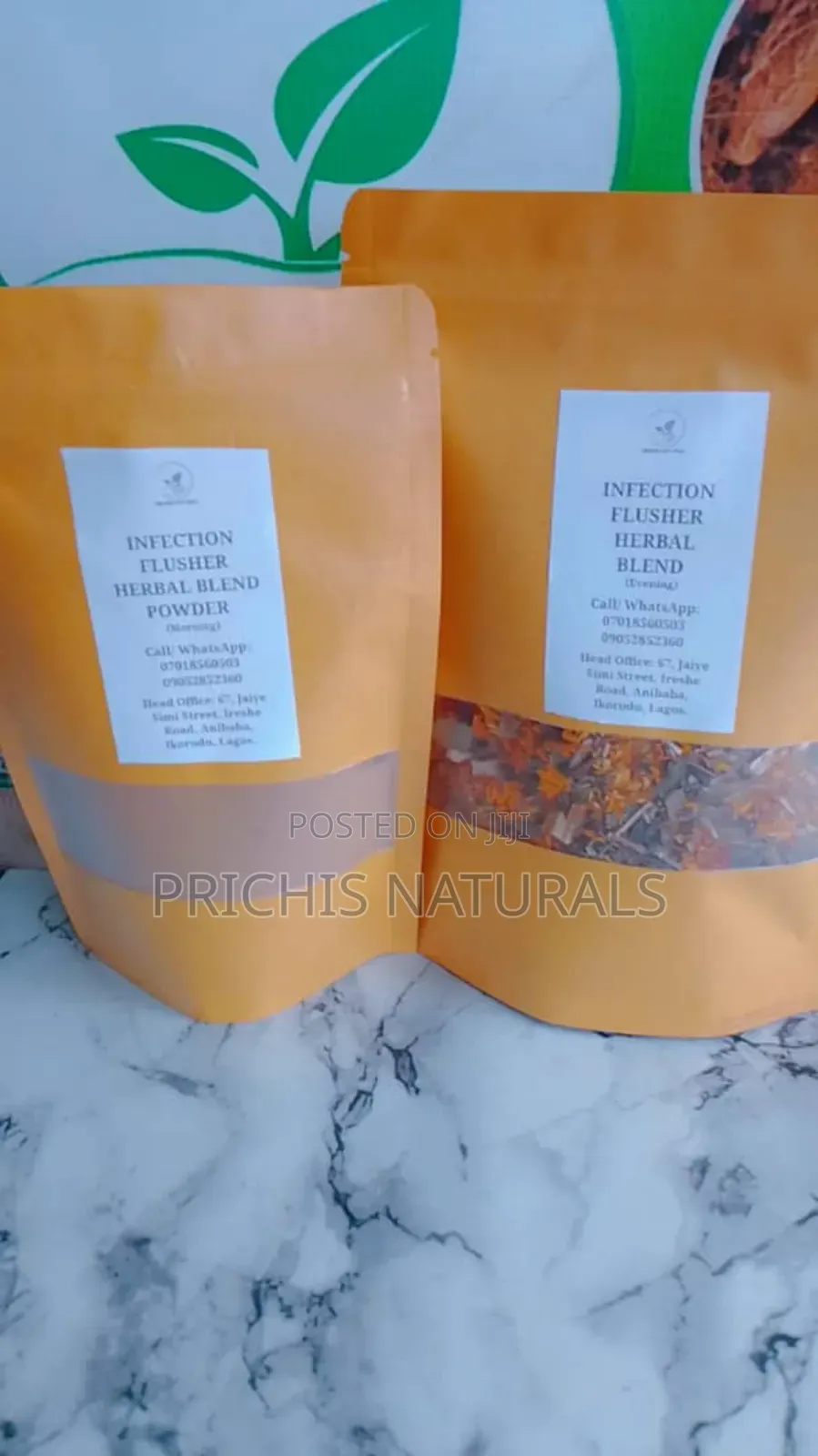 Infection Flusher Herbal Set | Herbal Wellness Support for Men Women