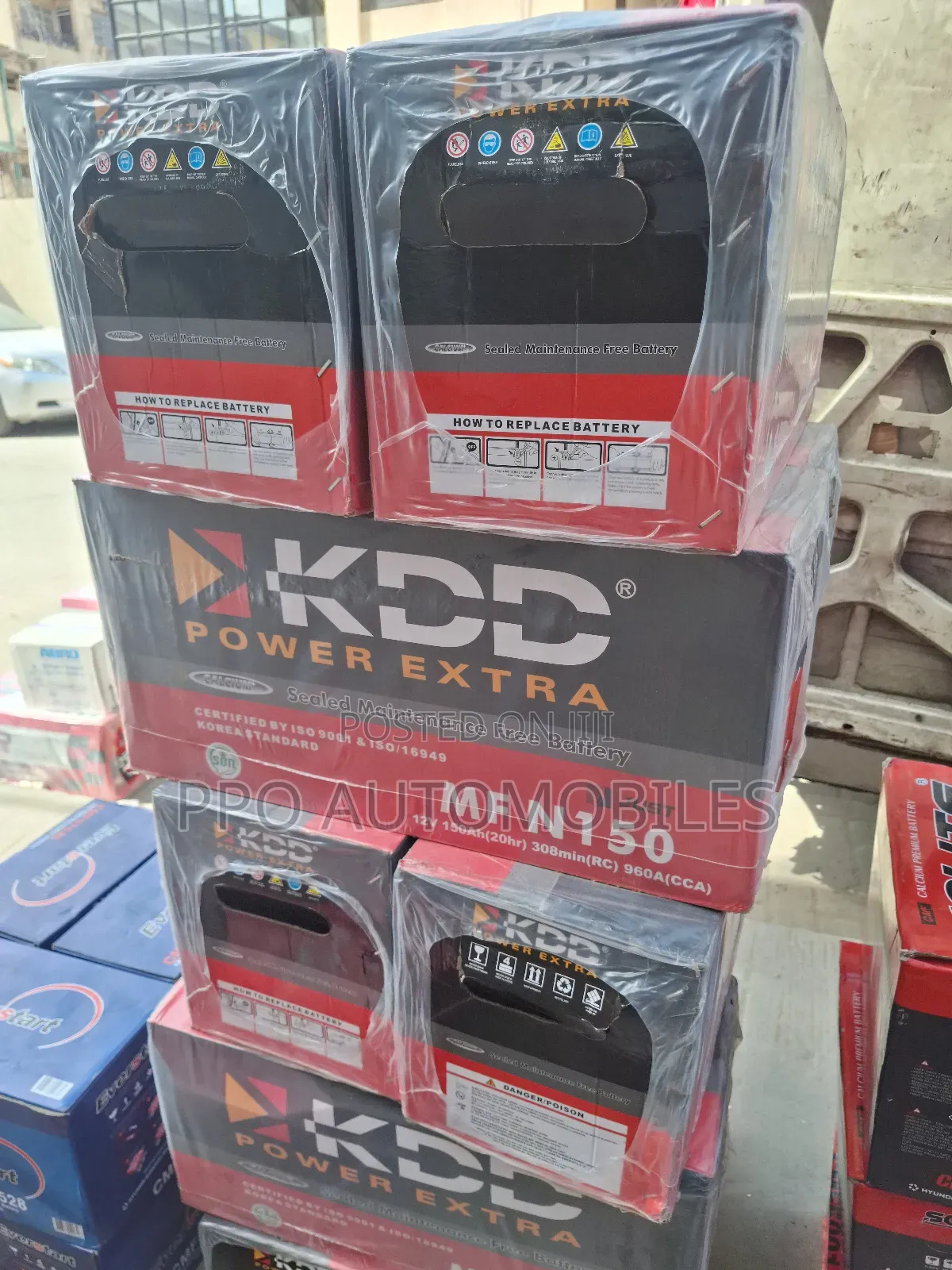 12v 150ah KDD Mf Heavy Duty Battery