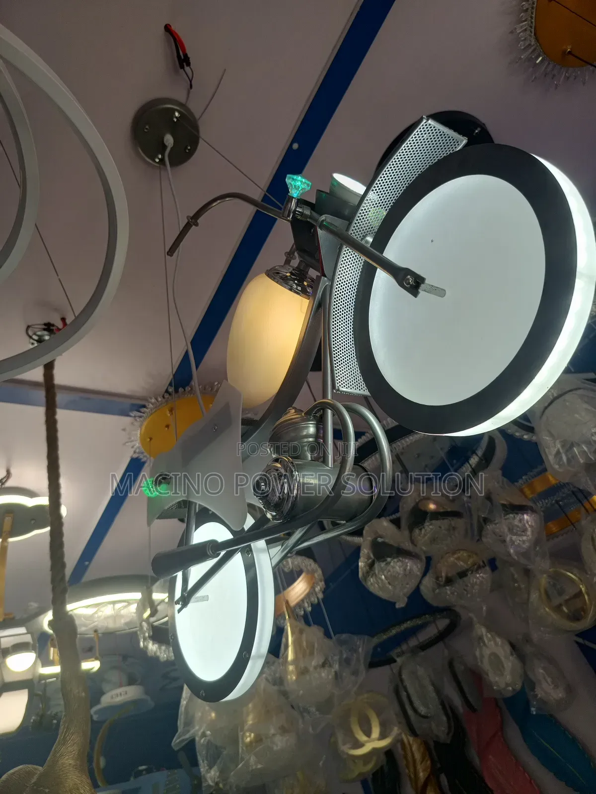 Bicycle Chandelier Light for Kids