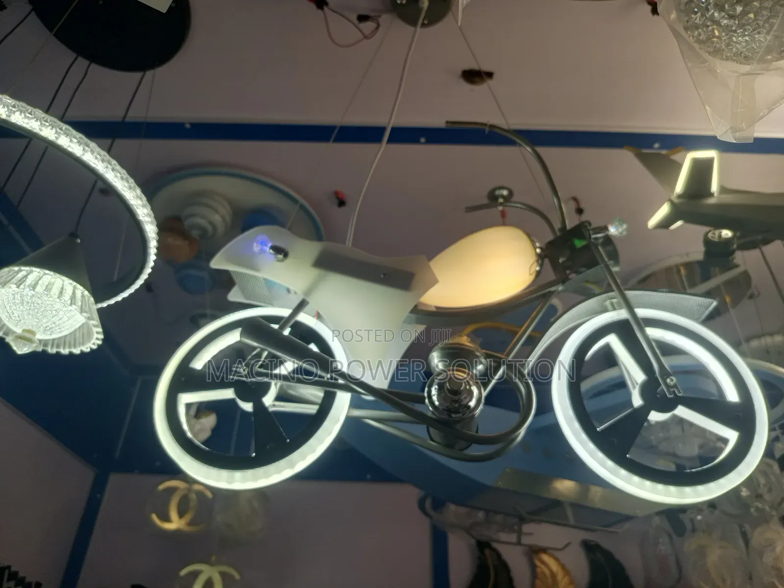 Bicycle Chandelier Light for Kids