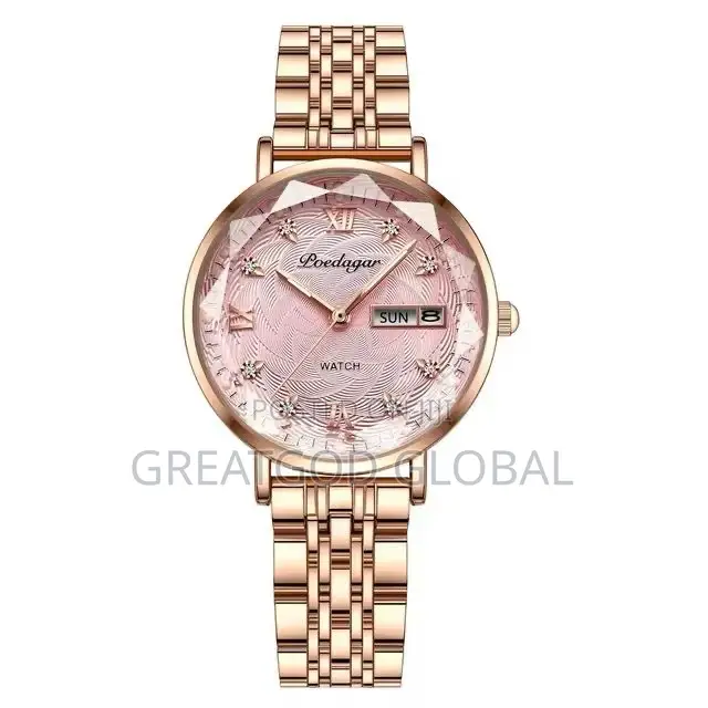 Poedagar Ladies Watch Waterproofs With Sapphire Glass