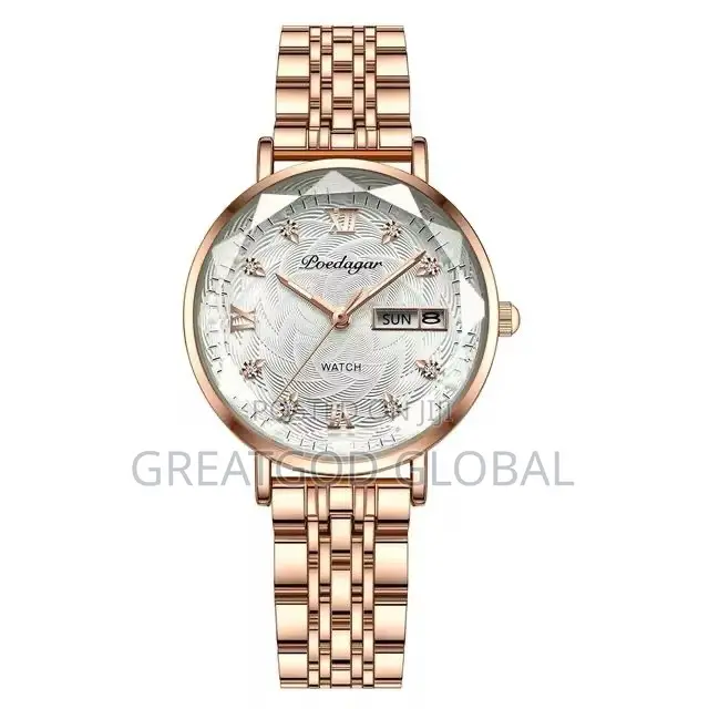 Poedagar Ladies Watch Waterproofs With Sapphire Glass