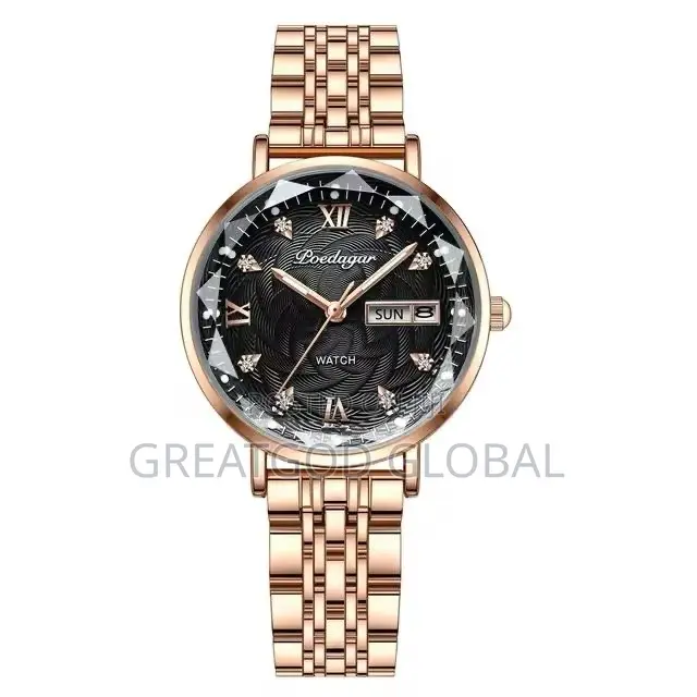 Poedagar Ladies Watch Waterproofs With Sapphire Glass