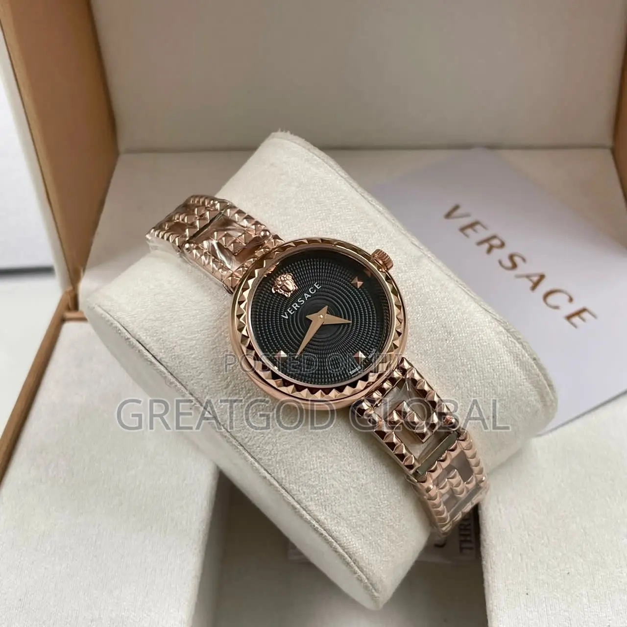 Luxury Versace Swiss Made Wristwatch Ladies