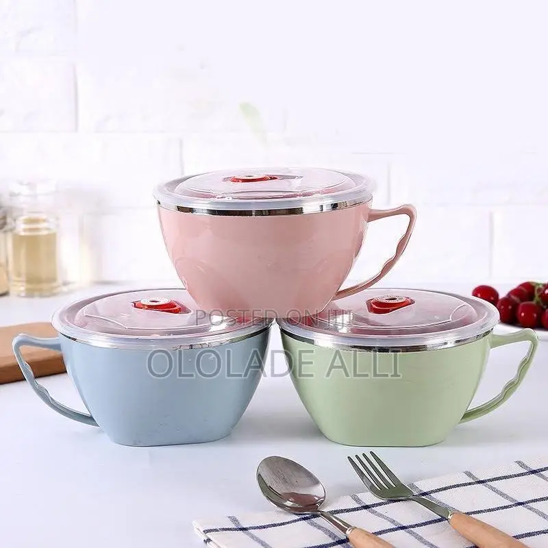 Stainless Steel Bowl With Handle